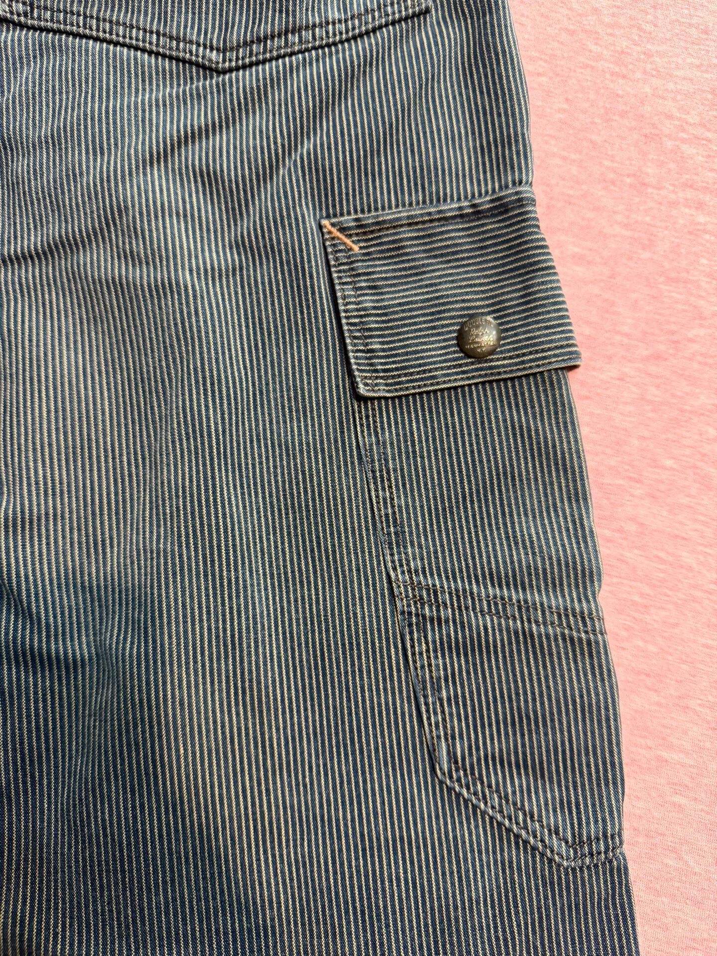 RRL Ralph Lauren RRL Early Striped Logger Pants Size US 30 / EU 46 - 4 Thumbnail