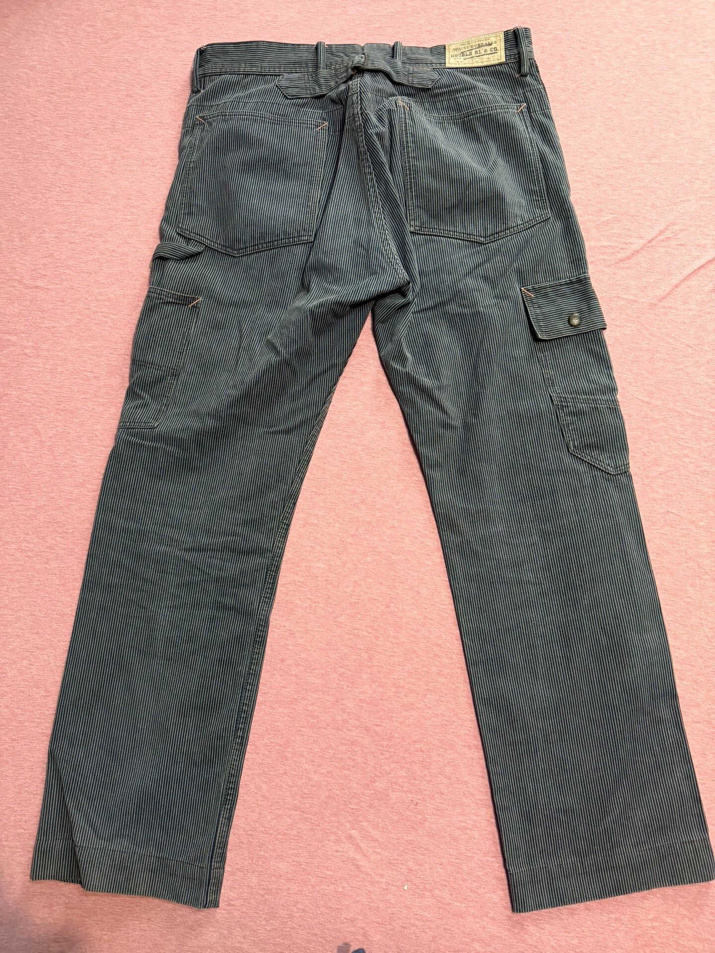 RRL Ralph Lauren RRL Early Striped Logger Pants Size US 30 / EU 46 - 2 Thumbnail