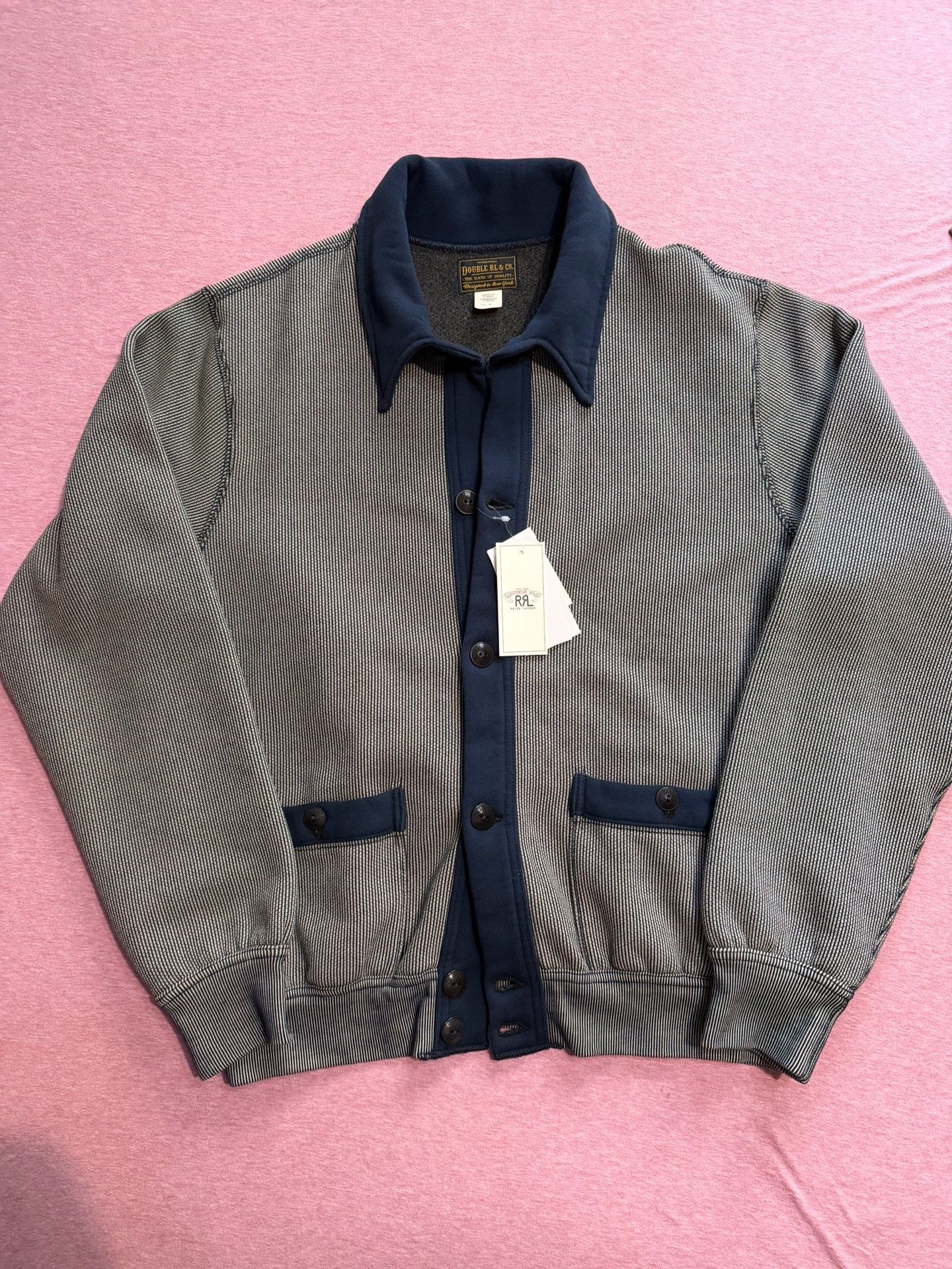 RRL Ralph Lauren RRL New Classic Collar Knit Cardigan Size US M / EU 48-50 / 2 - 2 Thumbnail