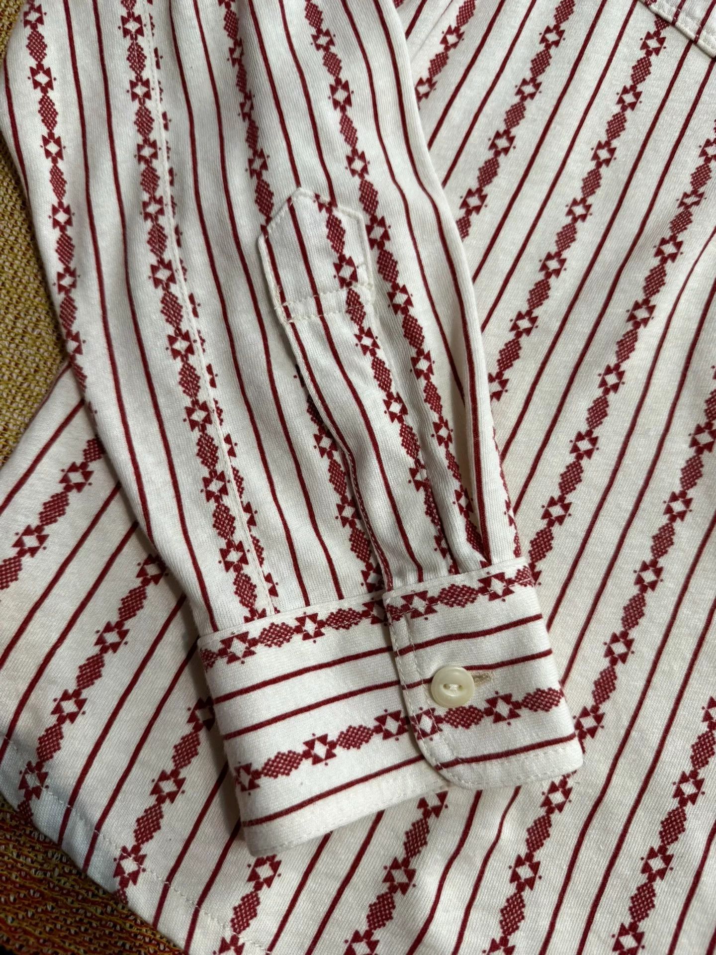 RRL Ralph Lauren RRL Southwest Style Henley Cotton-Linen Pullover Size US M / EU 48-50 / 2 - 4 Thumbnail