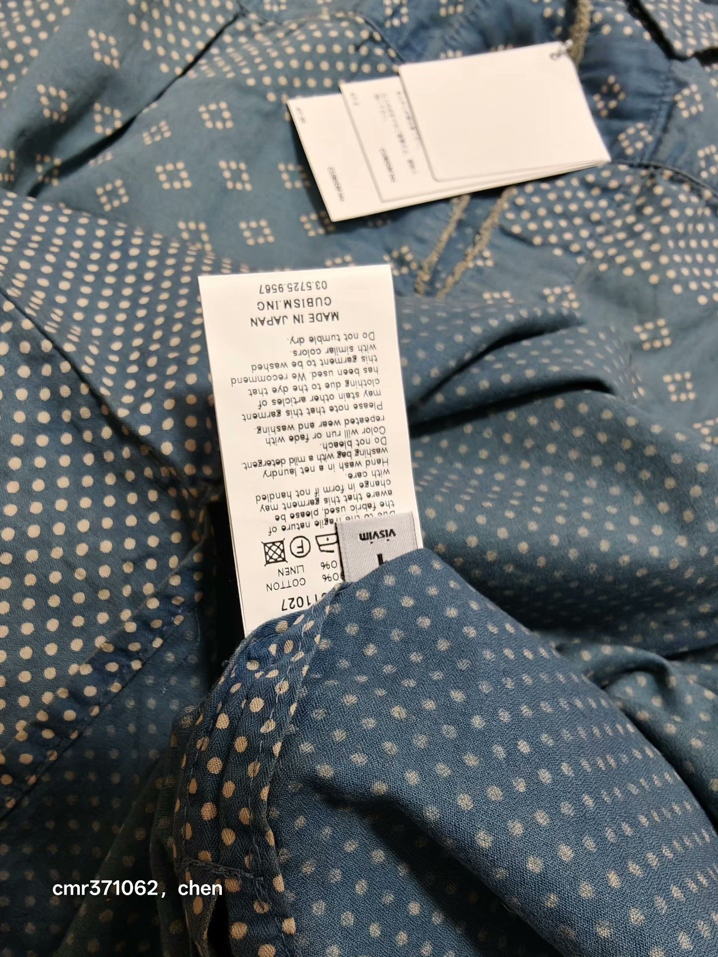 Visvim visvim 14ss Kerchief Dots Tunic Shirt Size US S / EU 44-46 / 1 - 5 Thumbnail