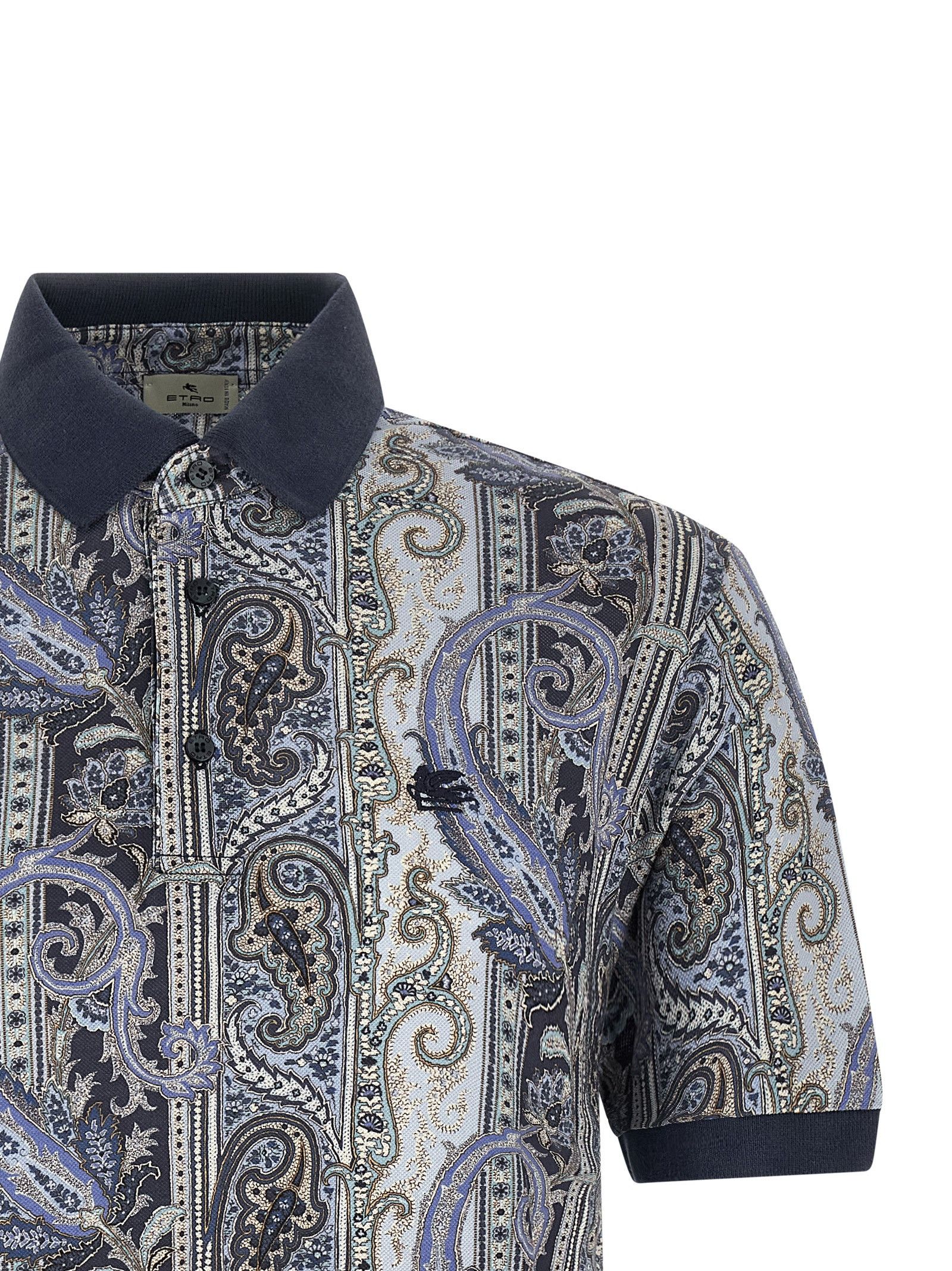 Etro 'Arnica Paisley' polo shirt Size US XXL / EU 58 / 5 - 3 Thumbnail