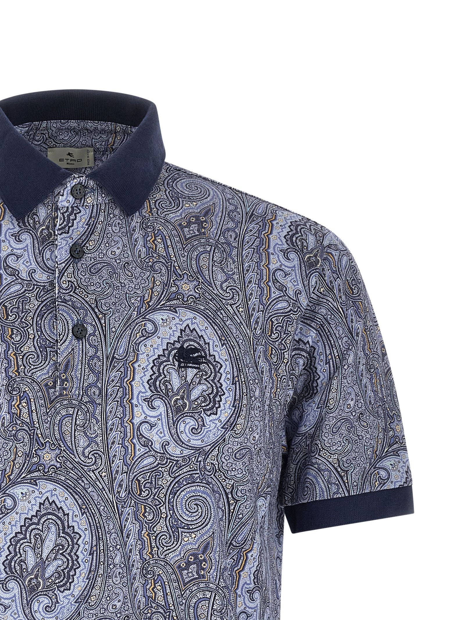 Etro 'Arnica Paisley' polo shirt Size US XXL / EU 58 / 5 - 3 Thumbnail