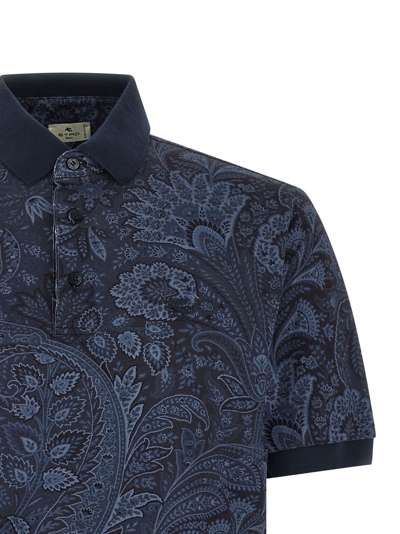 Etro 'Arnica Paisley' polo shirt Size US L / EU 52-54 / 3 - 3 Thumbnail