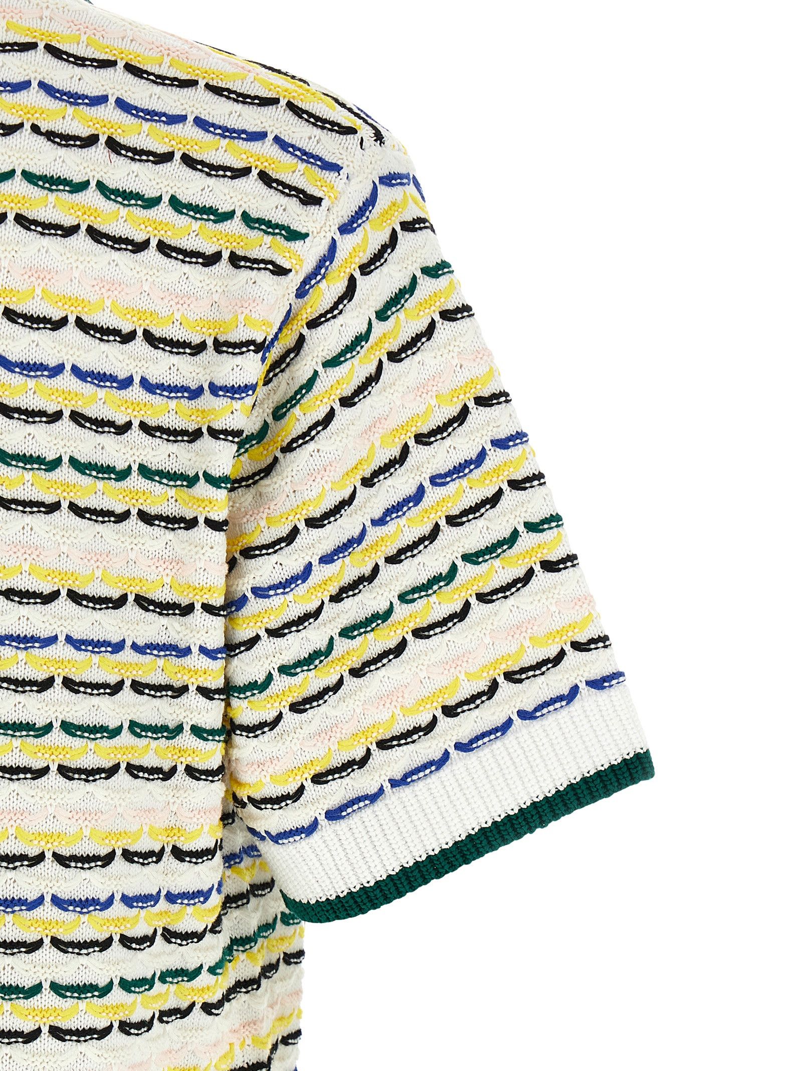 Casablanca 'Tuck Stitch Short Sleeve' shirt Size US L / EU 52-54 / 3 - 4 Thumbnail