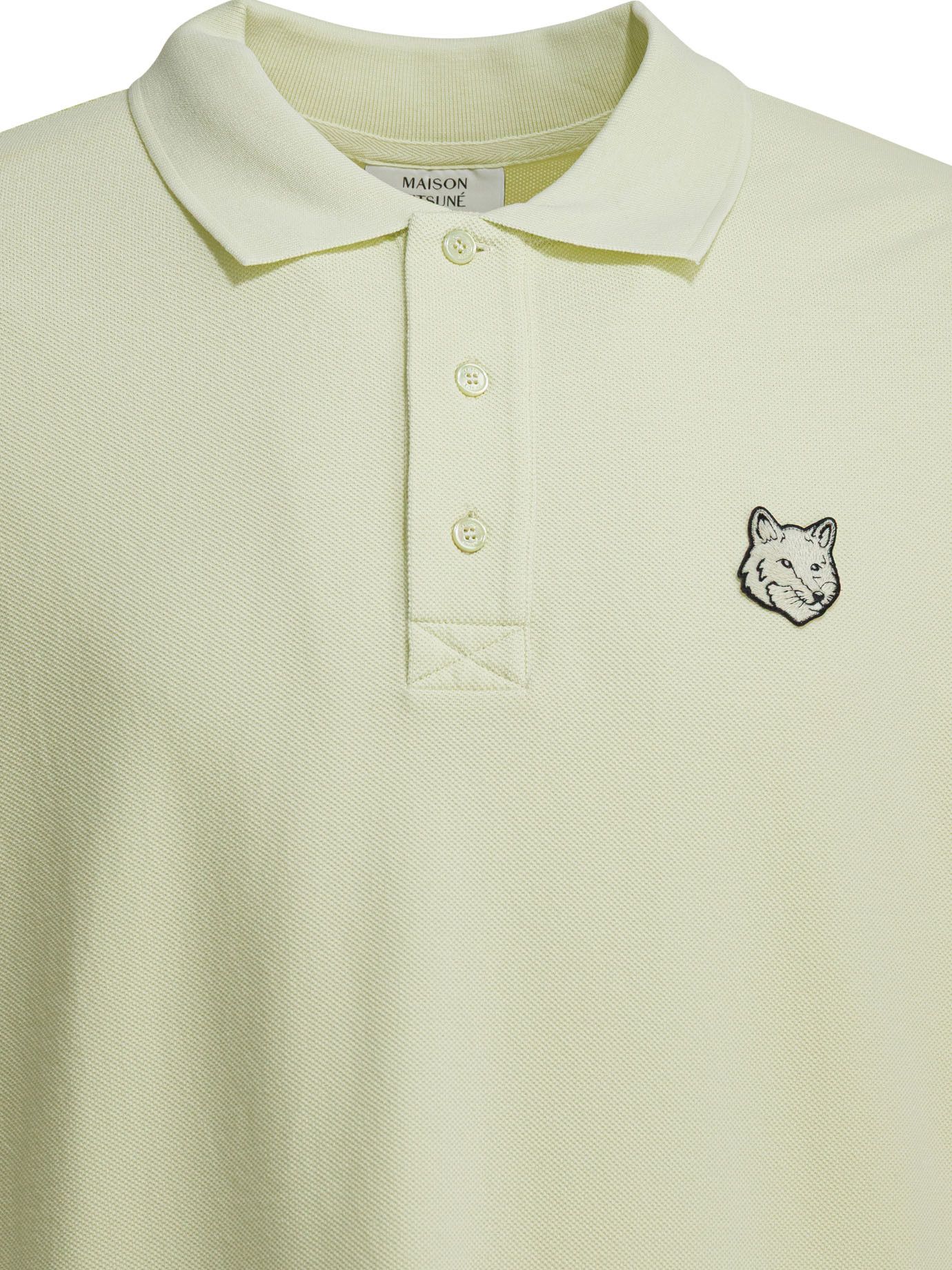 Maison Kitsune Maison Kitsune Fox Head Polo Shirt With Buttons tag size L Men - USA Duties Paid Size US L / EU 52-54 / 3 - 3 Thumbnail