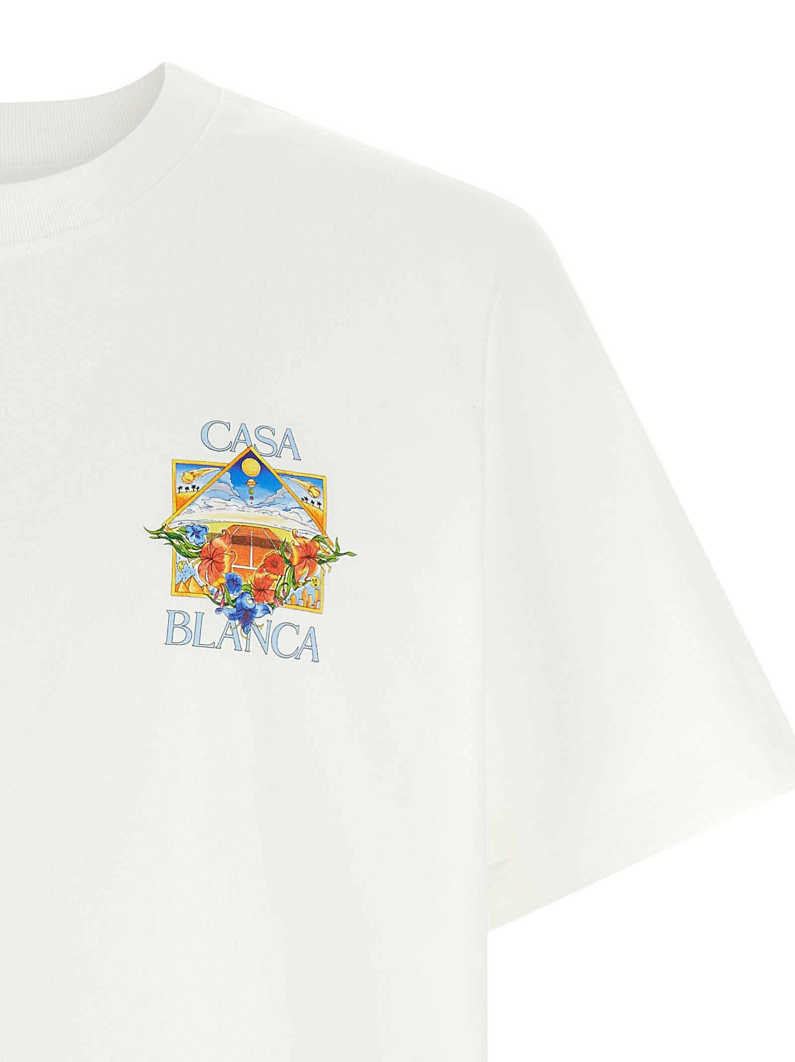 Casablanca 'Flower Court Icon' T-shirt Size US XL / EU 56 / 4 - 3 Thumbnail