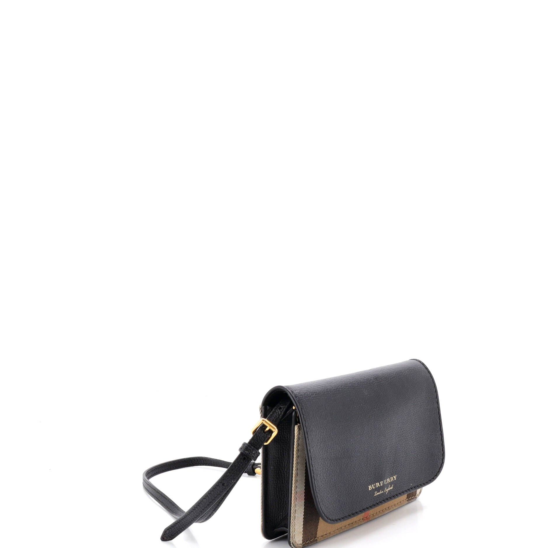 Burberry Hampshire Wallet on Chain Size ONE SIZE - 2 Thumbnail