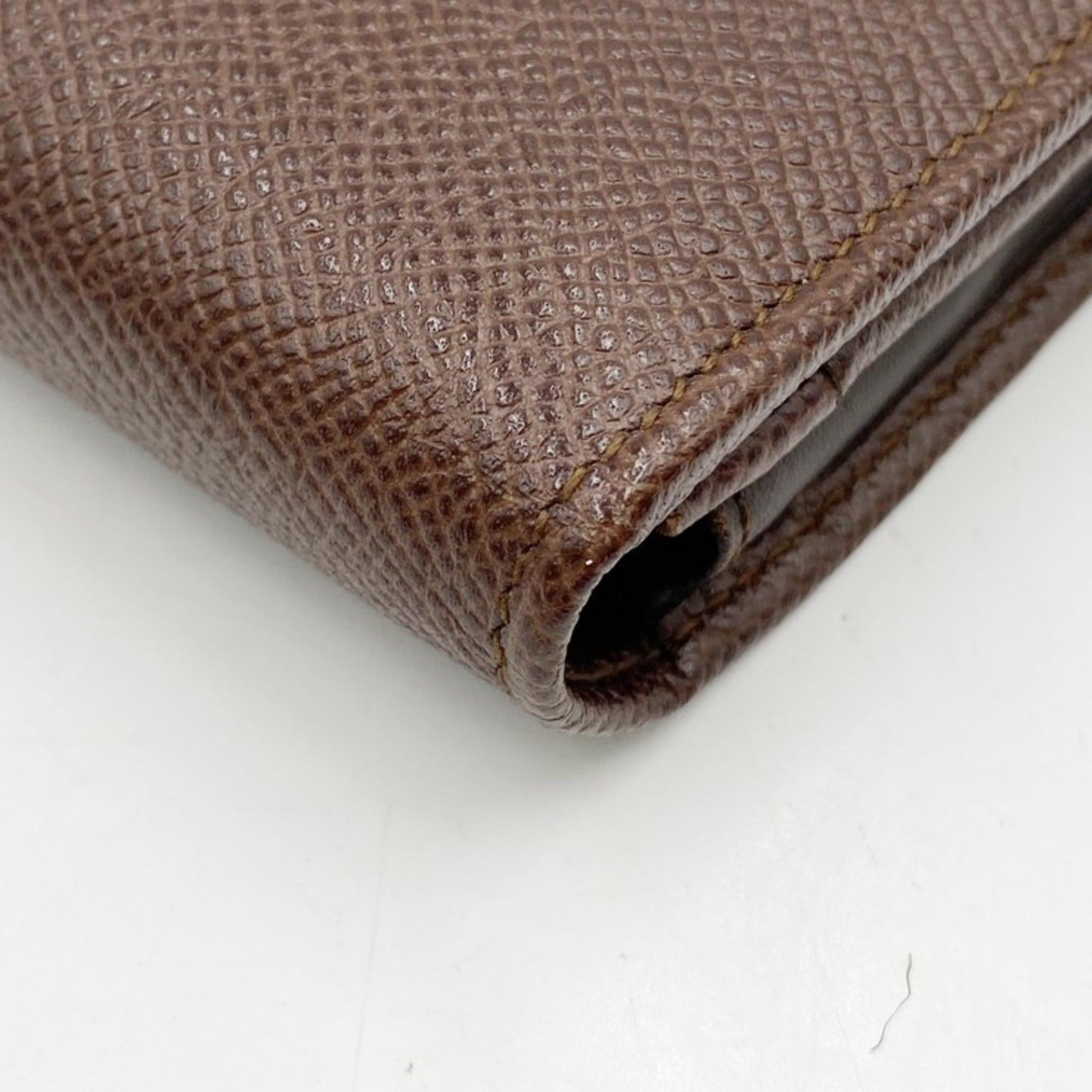 Bvlgari BVLGARI Bulgari 282526 Brown Leather Bi-fold Long Wallet with Clip for Men and Women Size ONE SIZE - 5 Thumbnail