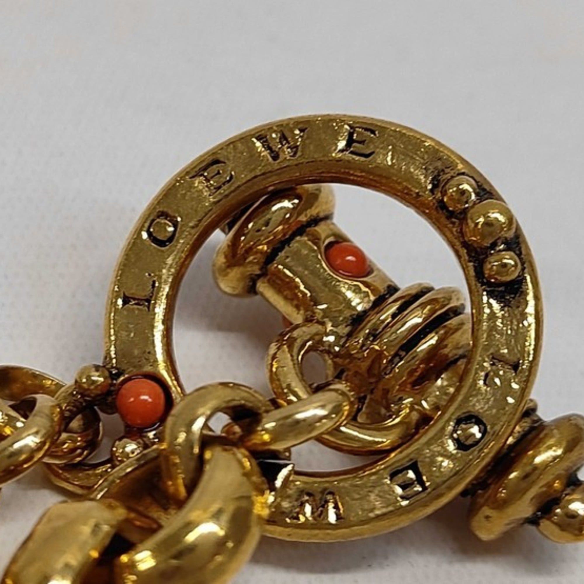 Loewe LOEWE bracelet, gold metal, women's, heart design Size ONE SIZE - 4 Thumbnail