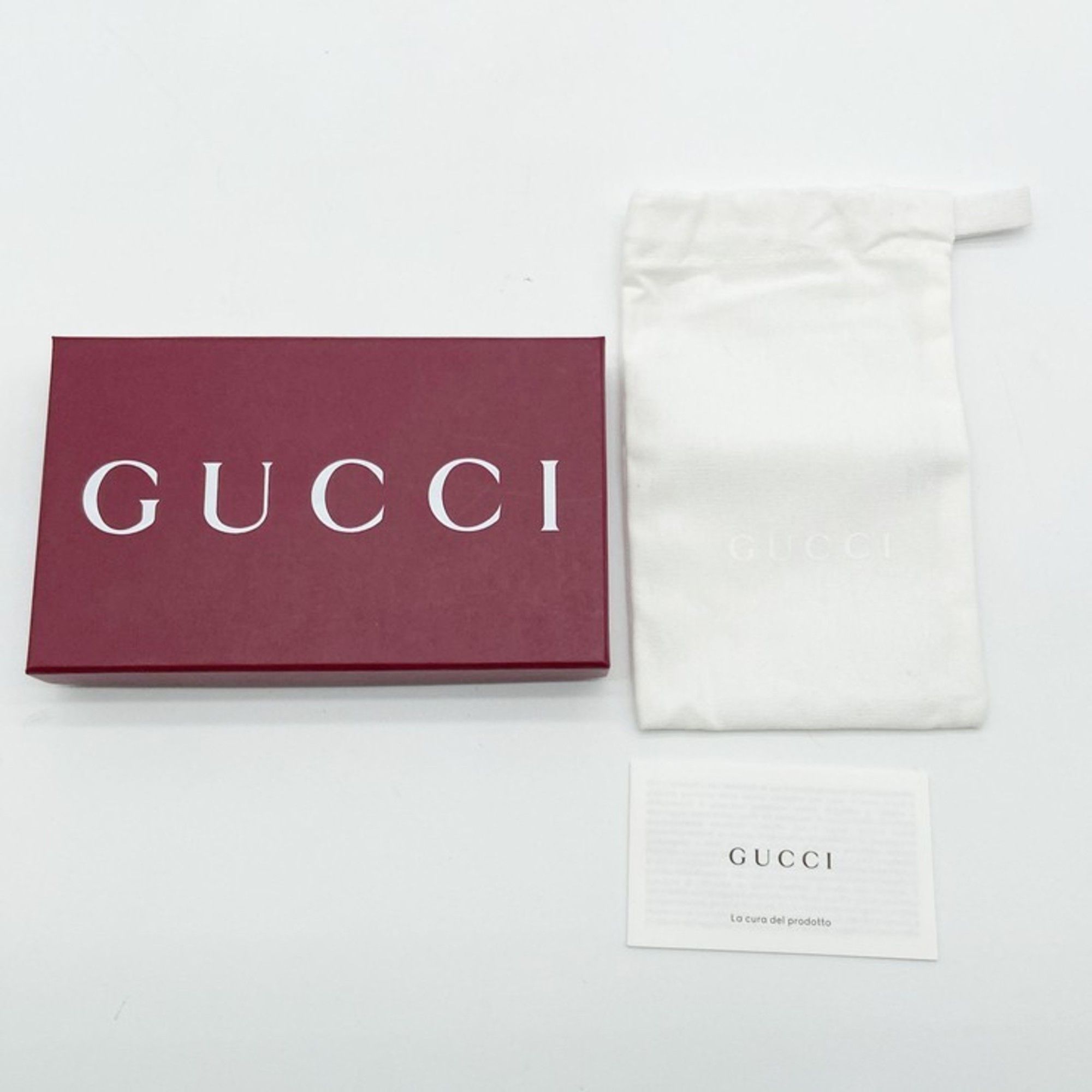 Gucci GUCCI GG Supreme 819113 Beige Brown Leather Wallet/Coin Case for Men and Women Size ONE SIZE - 7 Thumbnail