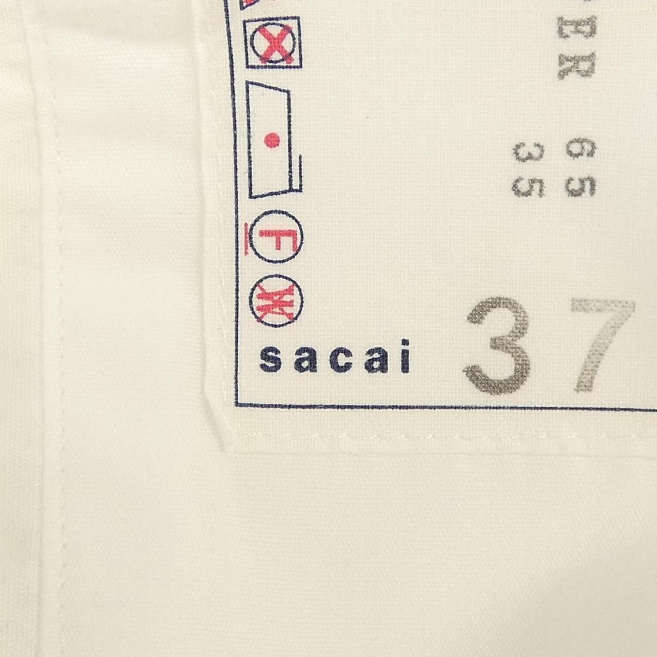 Sacai Sacai Sacai Shirt Textile Dress Shirt 25-03710M DUTY FREE for USA Size ONE SIZE - 4 Thumbnail