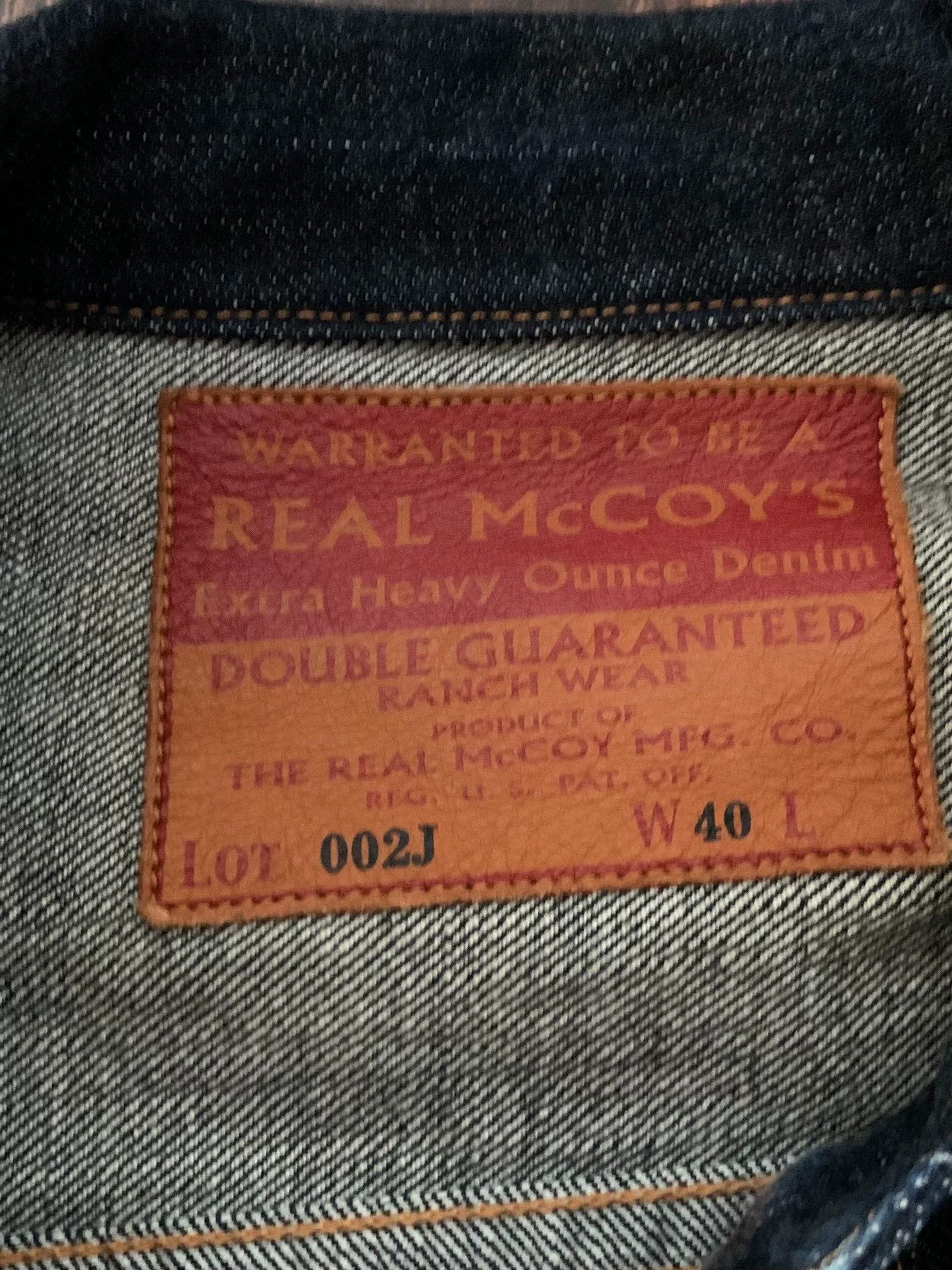 The Real McCoy's Real McCoy Denim Jacket 002J Size US XXS / EU 40 - 6 Thumbnail