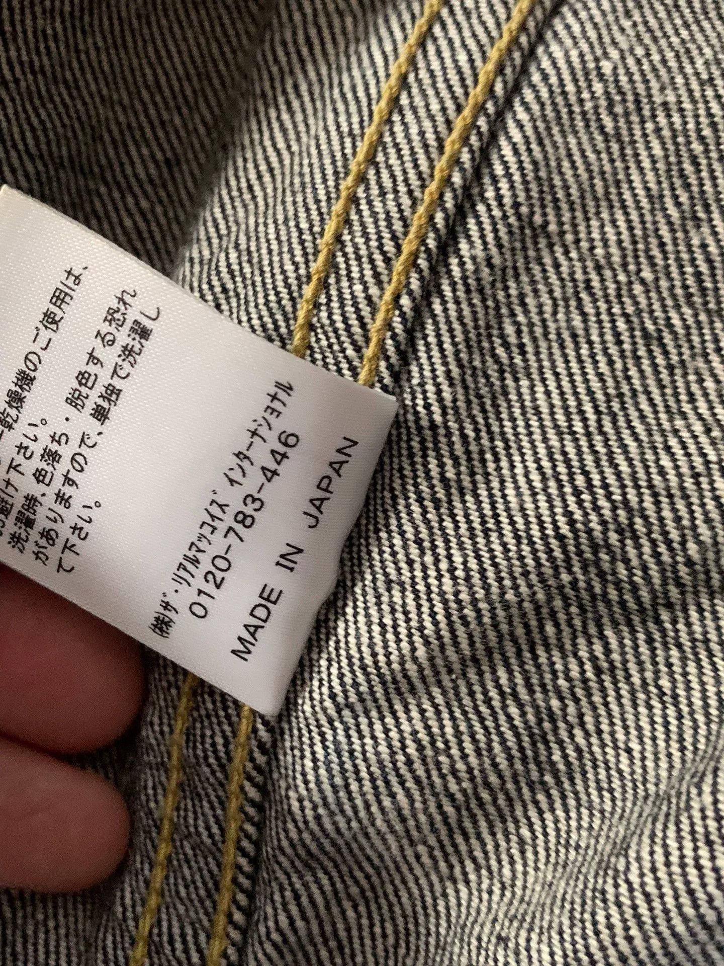 The Real McCoy's Real McCoy Denim Jacket 002J Size US XXS / EU 40 - 9 Thumbnail