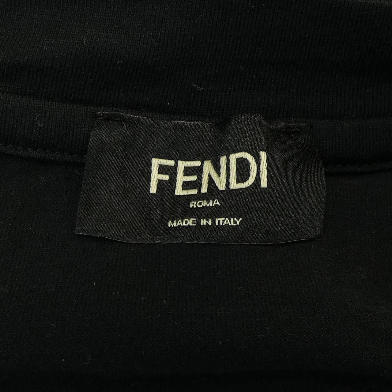 Fendi Fendi Fendi FF Motif T-shirt Textile T-Shirts FAF682AN68 DUTY FREE for USA Size ONE SIZE - 4 Thumbnail