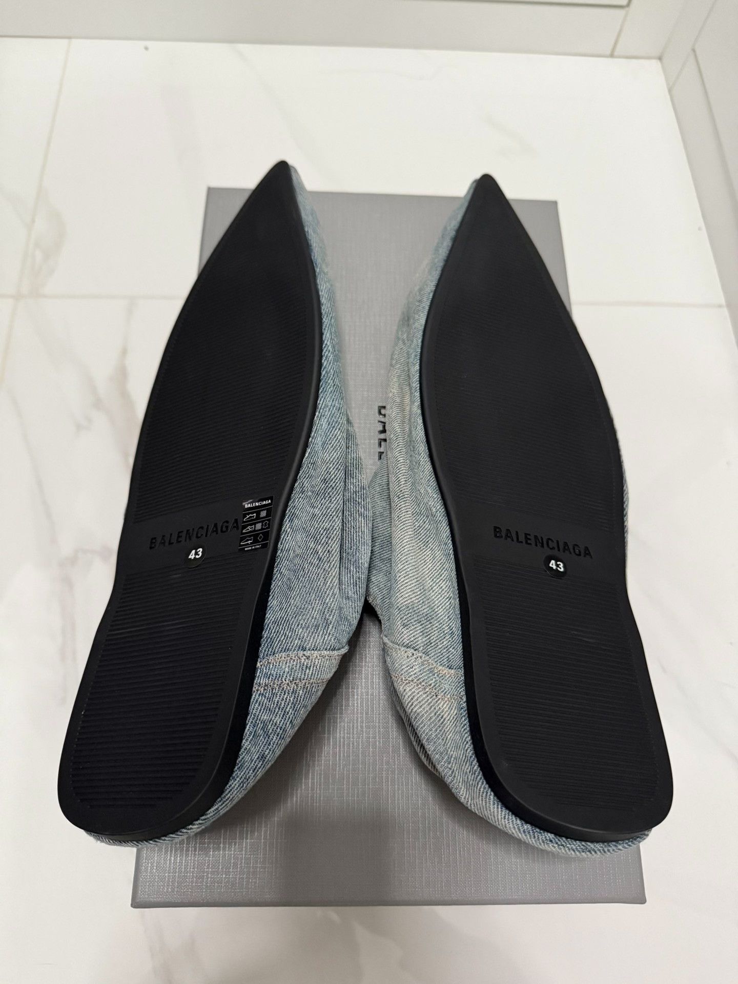 Balenciaga Balenciaga SS24 Denim Flat Mule Size US 10 / EU 43 - 5 Thumbnail