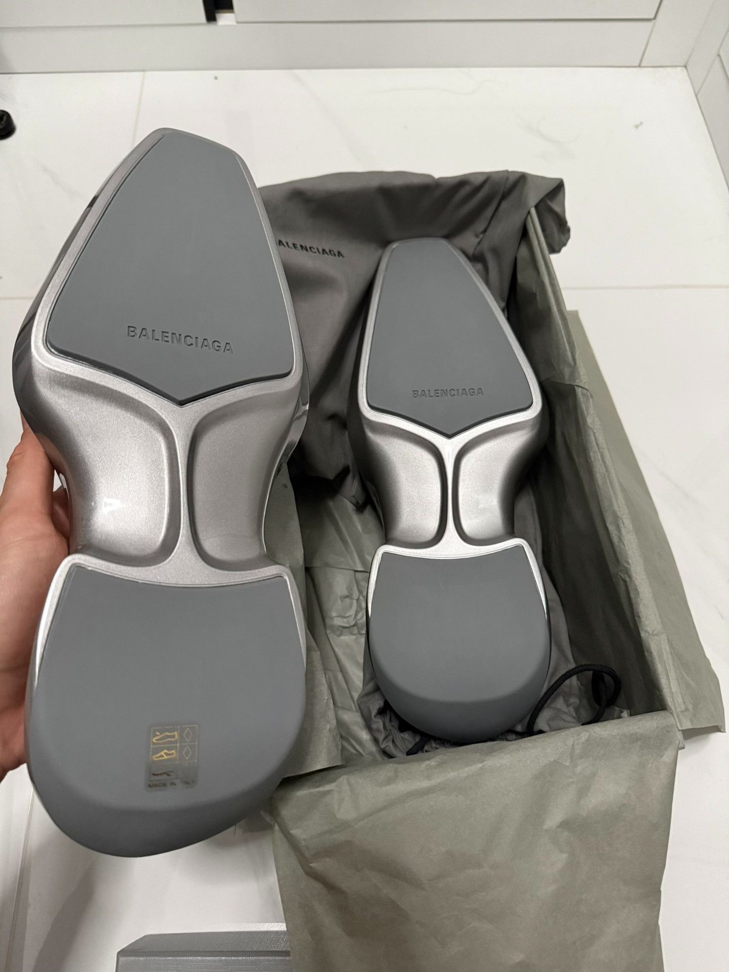 Balenciaga Balenciaga Space Slip-On Boots Size US 10 / EU 43 - 6 Thumbnail