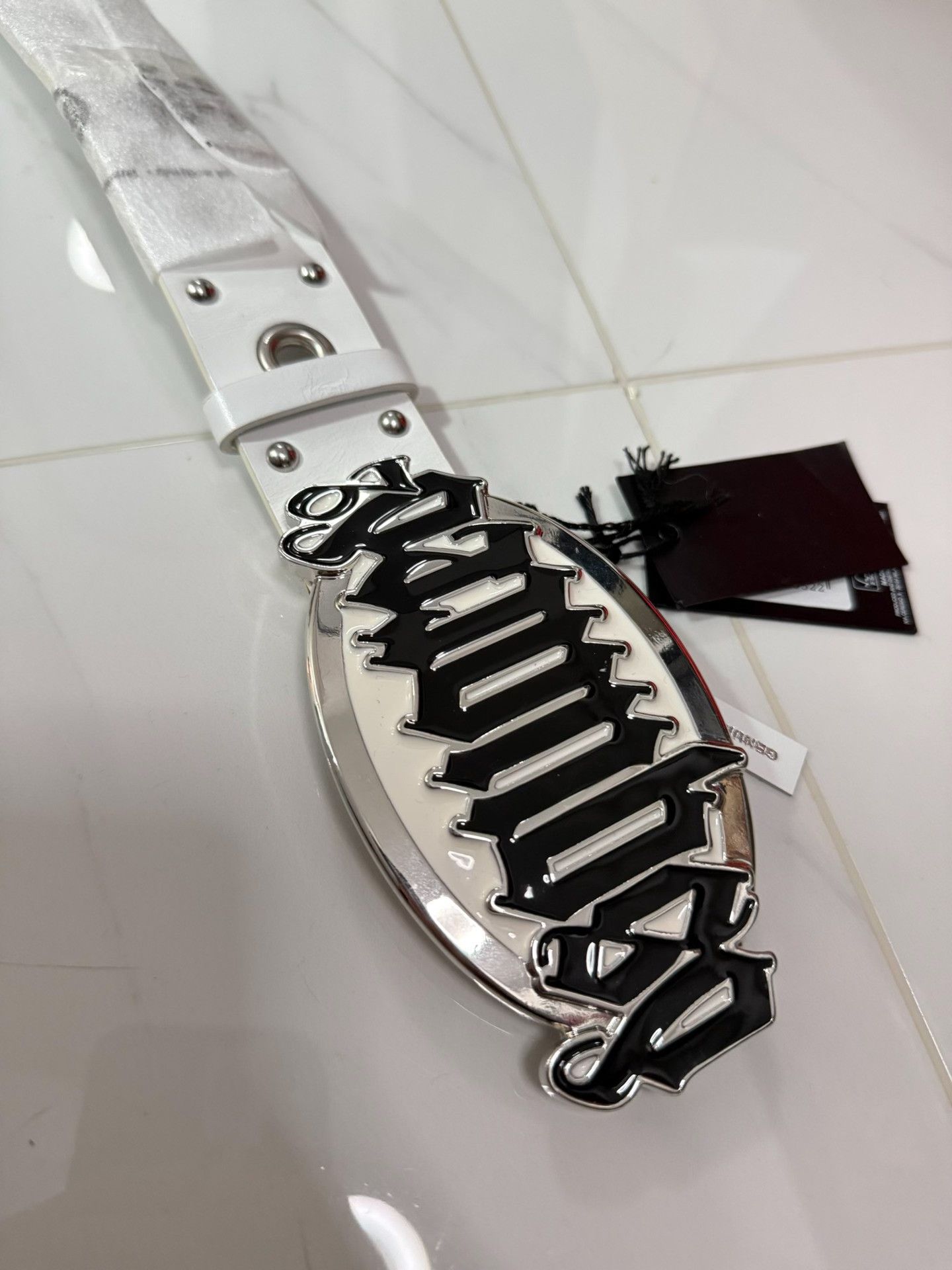 Dsquared2 Dsquared2 Sanskrit Metal Buckle Belt Size ONE SIZE - 2 Thumbnail