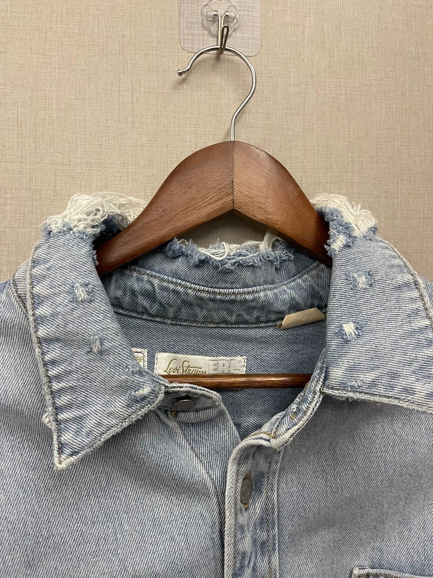 ERL ERL Levi's Collaboration Denim Shirt Size US L / EU 52-54 / 3 - 3 Thumbnail