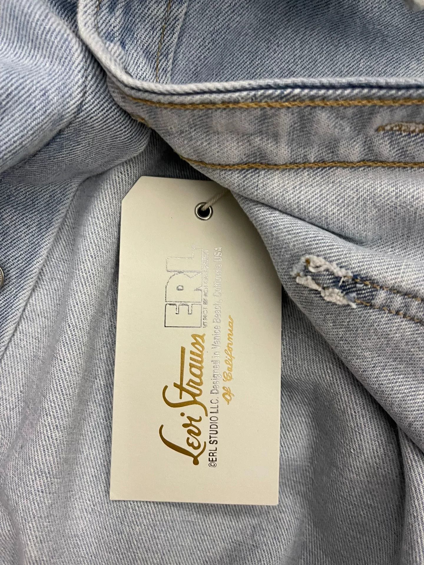 ERL ERL Levi's Collaboration Denim Shirt Size US L / EU 52-54 / 3 - 7 Thumbnail