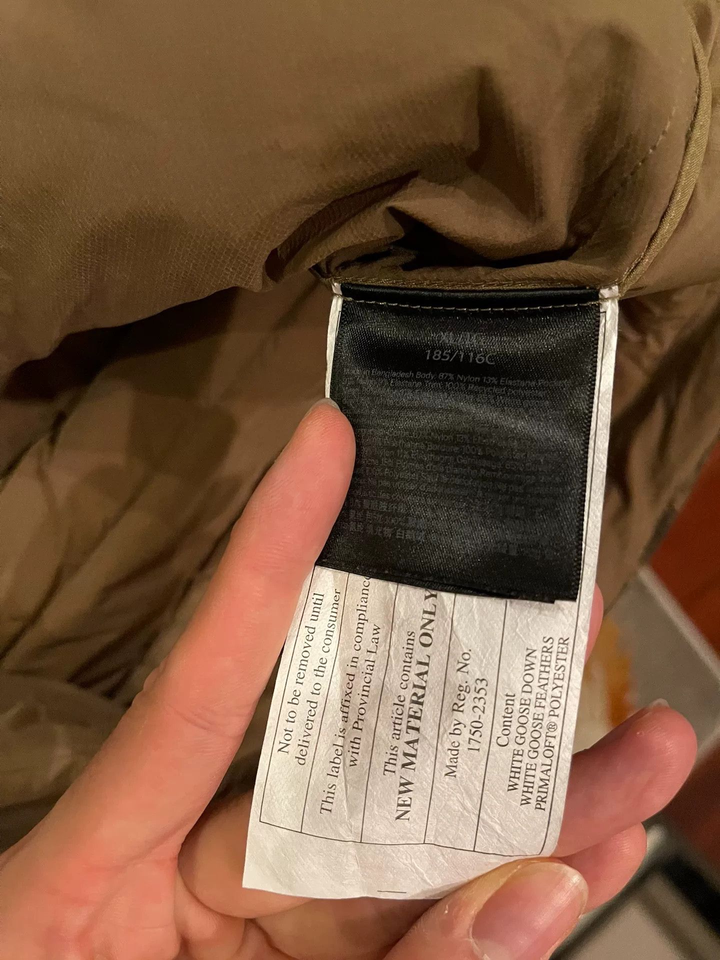 Lululemon lululemon Camo Puffer Jacket Size US XL / EU 56 / 4 - 5 Thumbnail