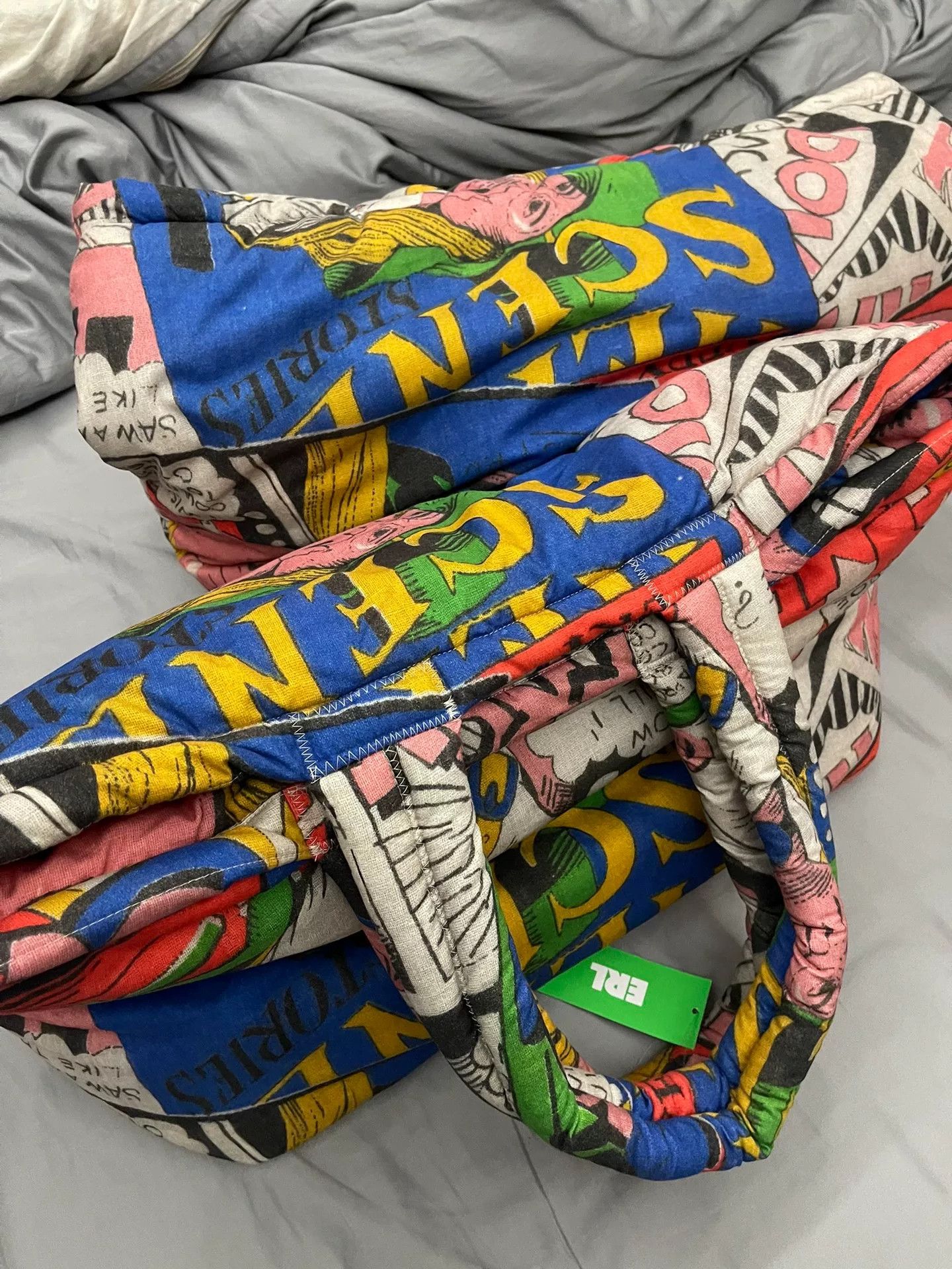 ERL ERL 2023 Comic Padded Down Tote Size ONE SIZE - 5 Thumbnail