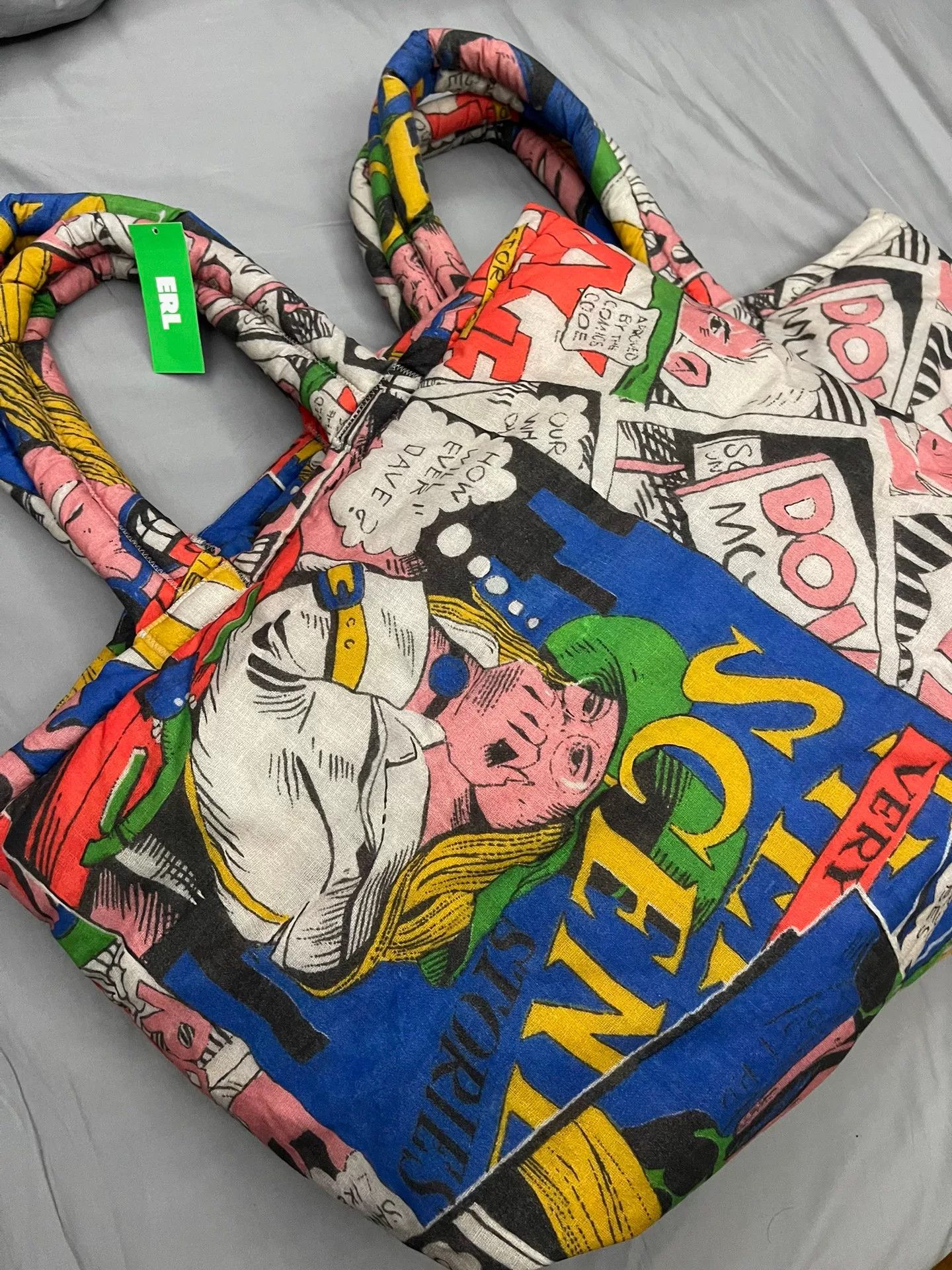 ERL ERL 2023 Comic Padded Down Tote Size ONE SIZE - 2 Thumbnail