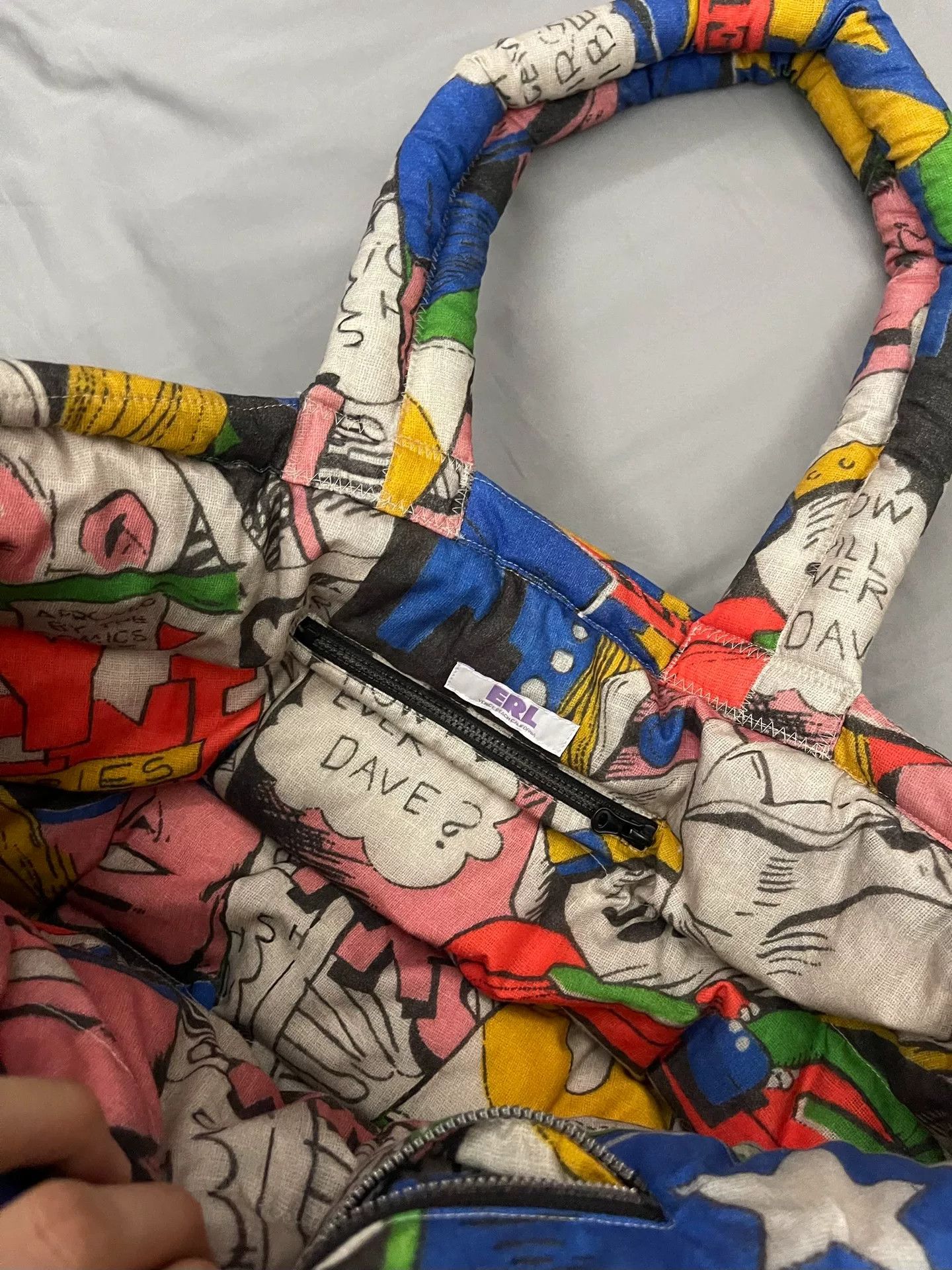ERL ERL 2023 Comic Padded Down Tote Size ONE SIZE - 3 Thumbnail