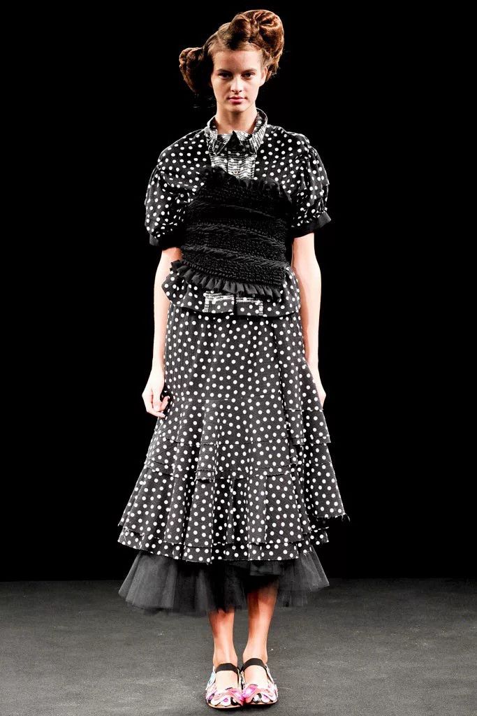Comme des Garcons Tao Comme des Garçons Polka Dot Skirt Size 23" - 7 Thumbnail