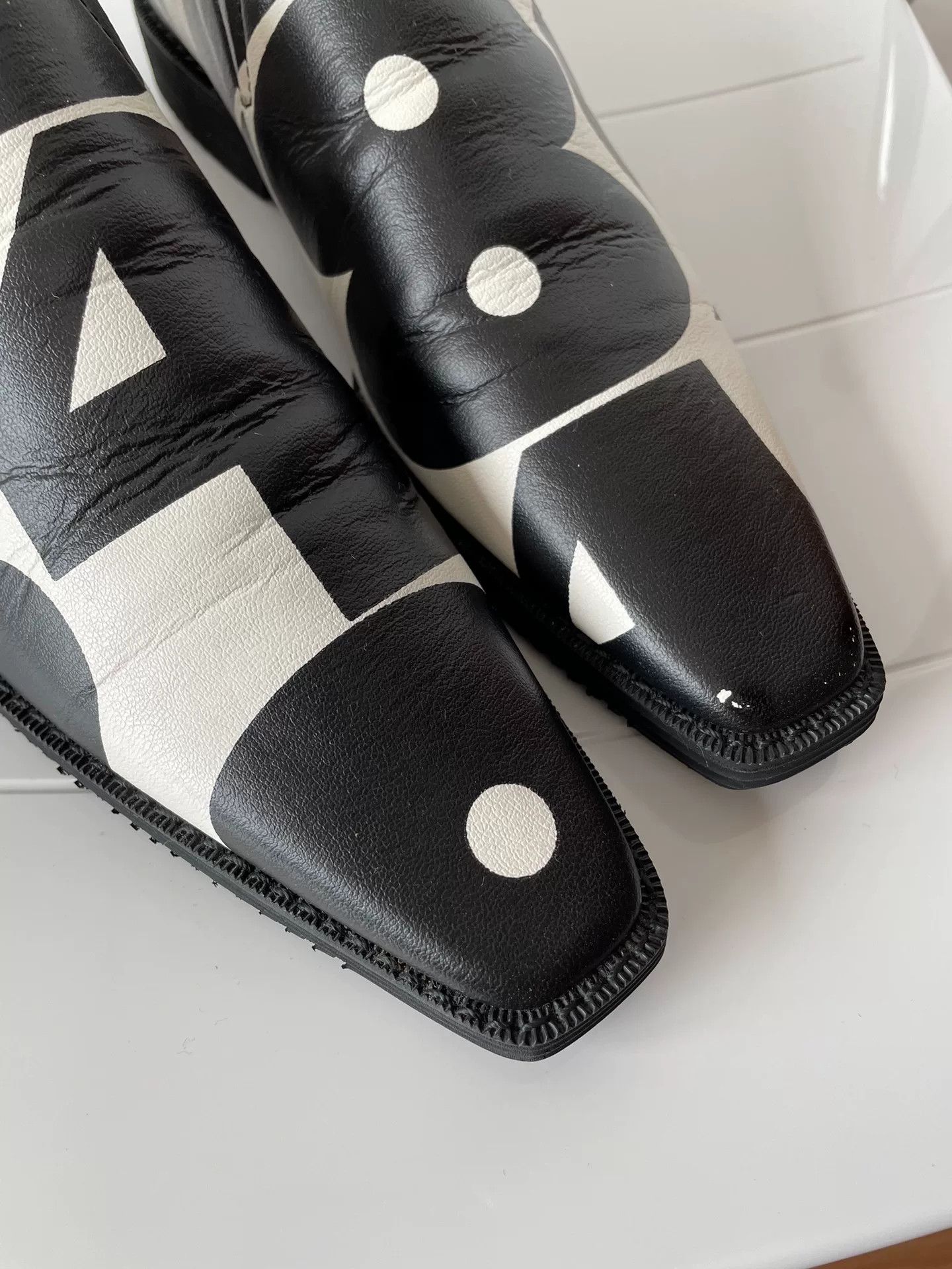 Comme des Garcons Comme des Garçons Runway Leather Shoes Size US 4 / IT 34 - 4 Thumbnail