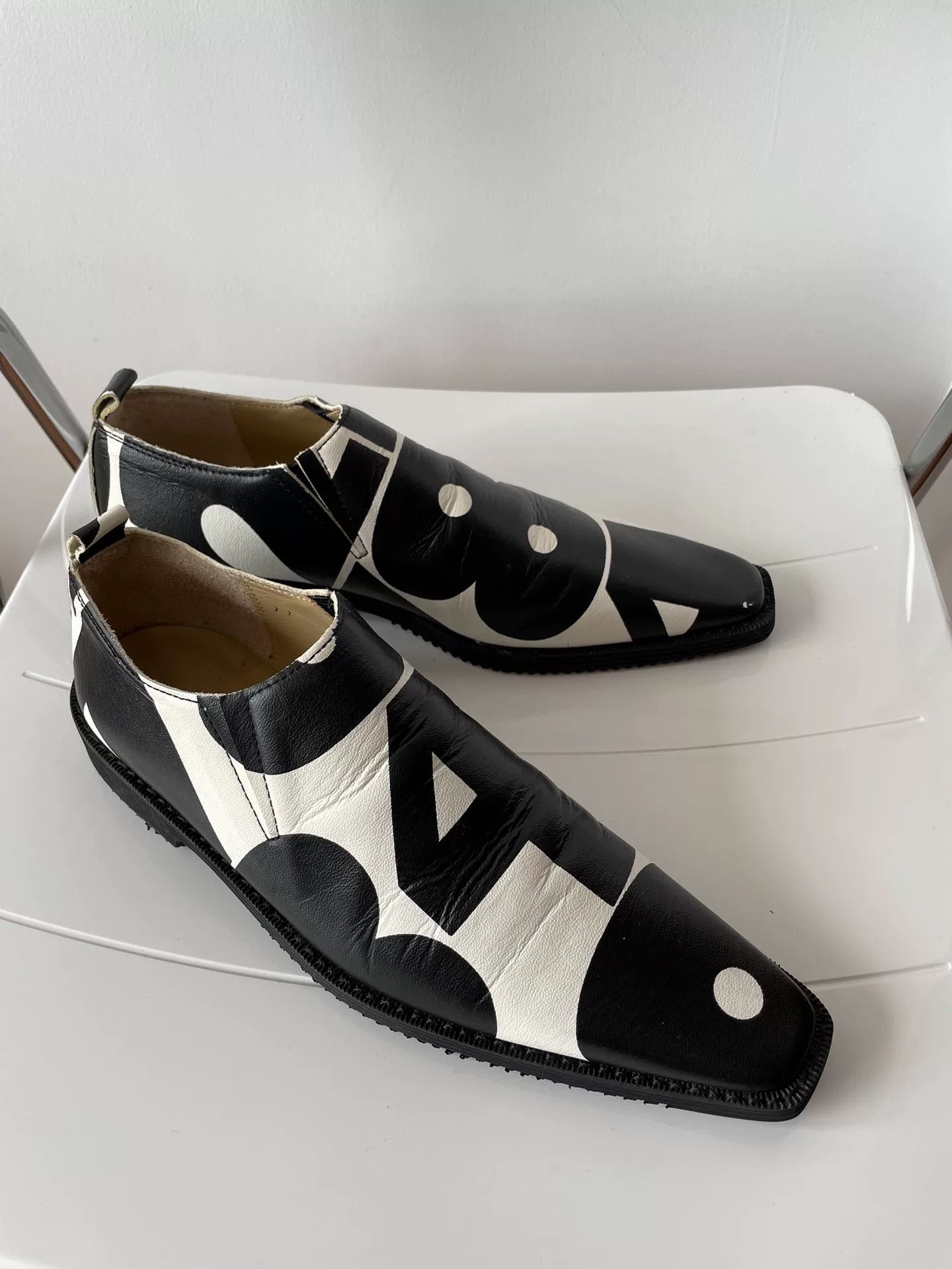 Comme des Garcons Comme des Garçons Runway Leather Shoes Size US 4 / IT 34 - 6 Thumbnail