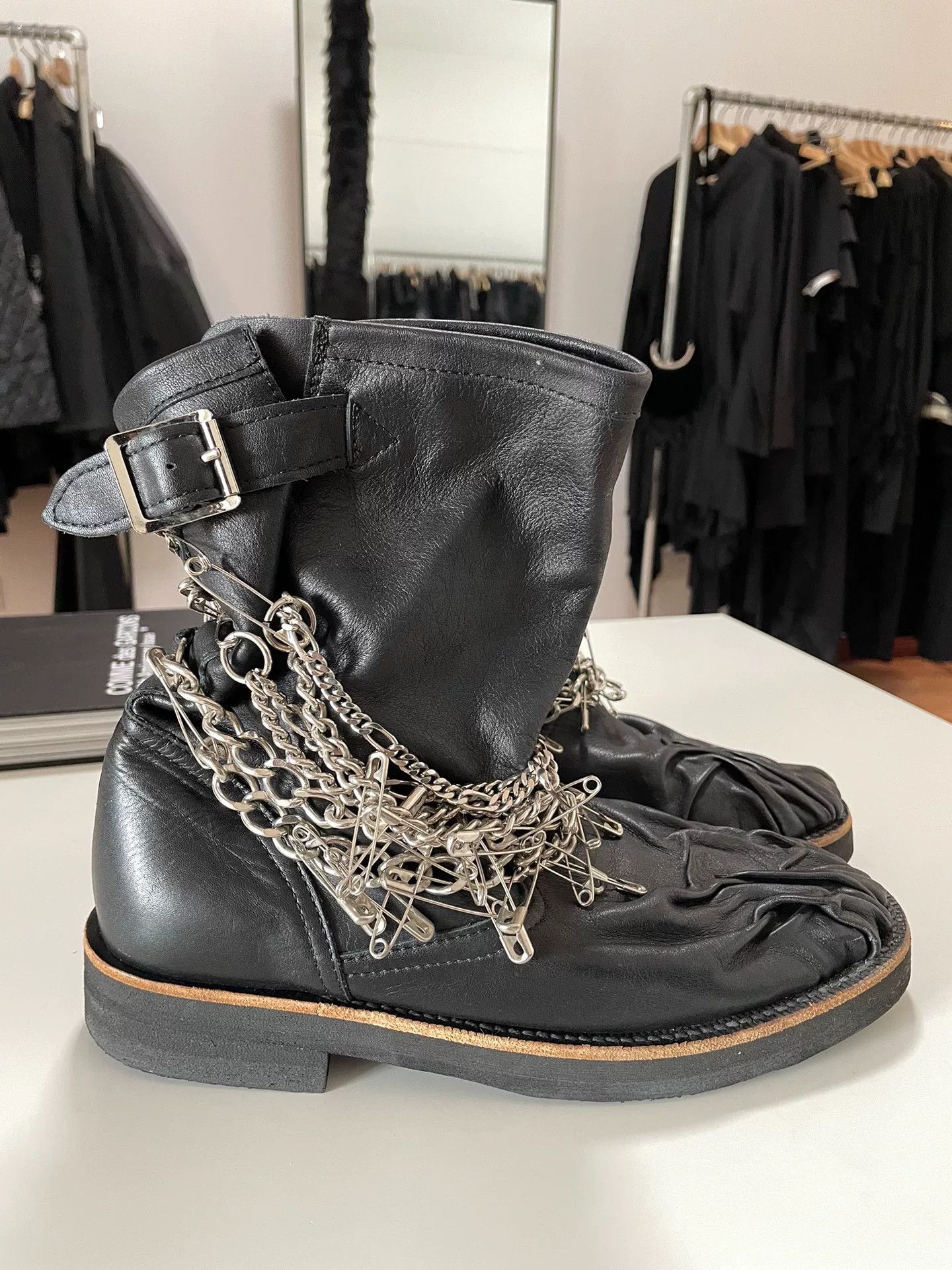 Comme des Garcons Comme des Garçons Tricot Mid-Calf Boots Size US 4 / IT 34 - 6 Thumbnail