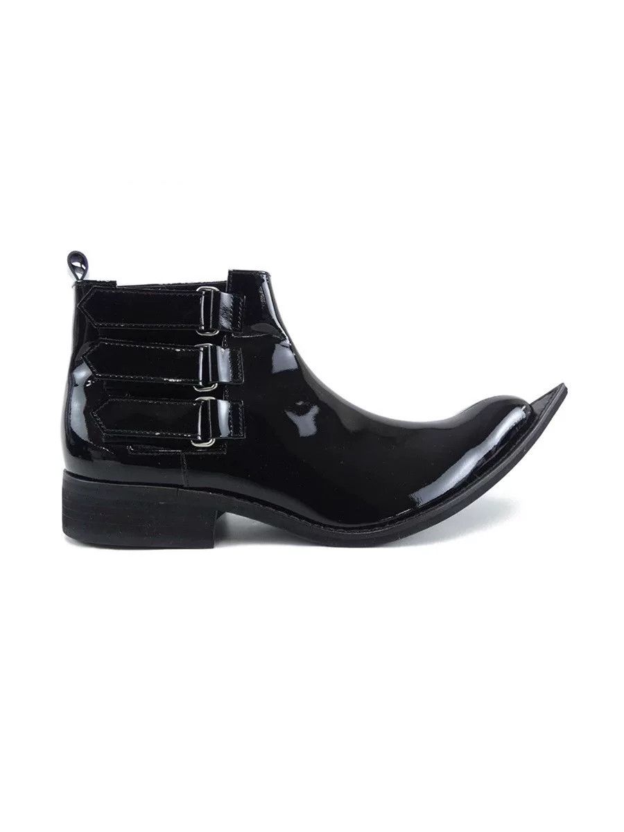 Comme des Garcons Comme des Garçons Pointed-Toe Ankle Boots Size US 5 / IT 35 - 2 Thumbnail