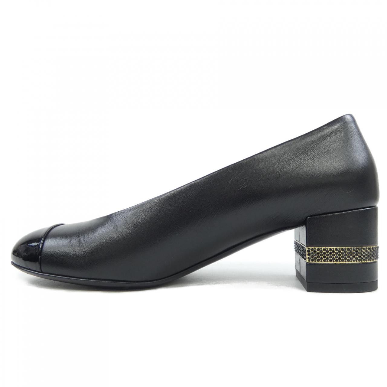 Chanel Chanel Chanel G39399Y56131 Lamb Patent Calf Strass Pumps Leather Shoes G39399Y56131 DUTY FREE for USA Size ONE SIZE - 2 Thumbnail