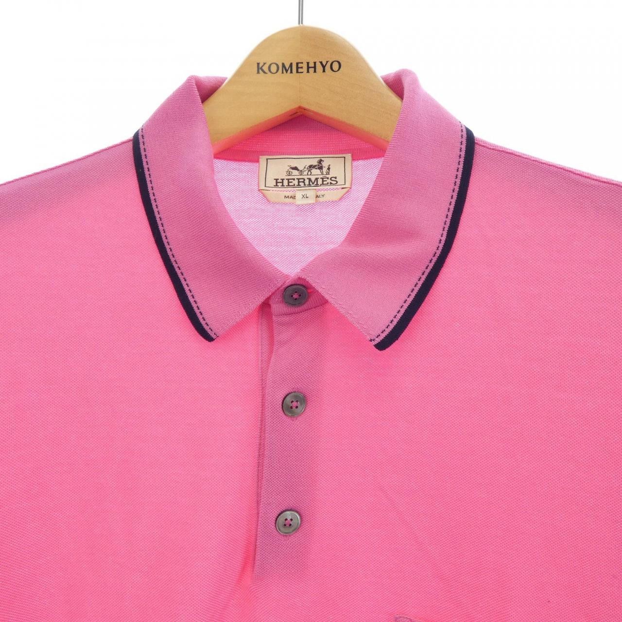 Hermes Hermes Hermès Polo Shirt Cotton Shirt Textile Tops DUTY FREE for USA Size ONE SIZE - 5 Thumbnail
