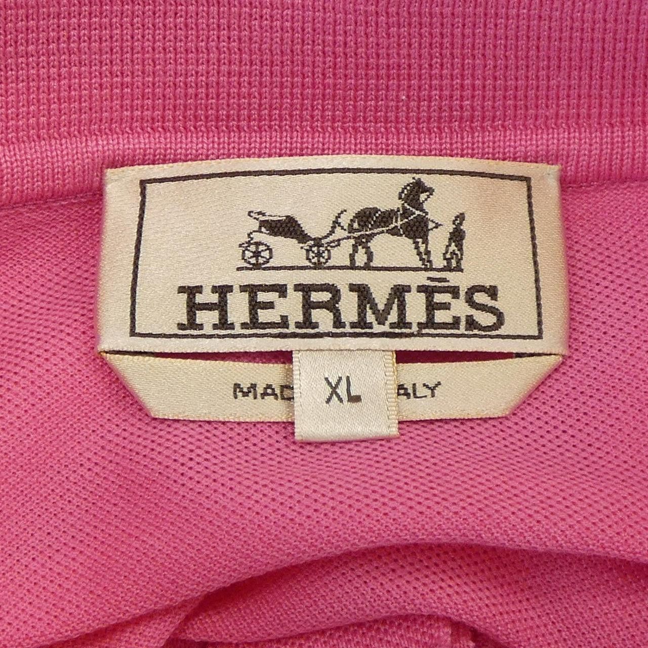 Hermes Hermes Hermès Polo Shirt Cotton Shirt Textile Tops DUTY FREE for USA Size ONE SIZE - 4 Thumbnail