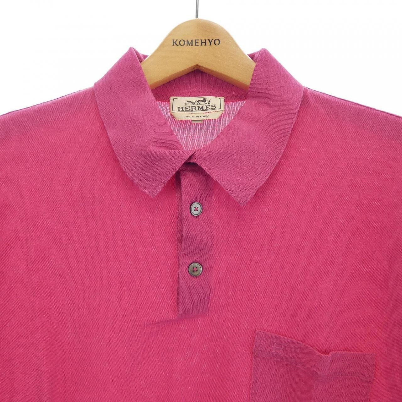 Hermes Hermes Hermes Polo Shirt Cotton Shirt Textile Tops DUTY FREE for USA Size ONE SIZE - 5 Thumbnail
