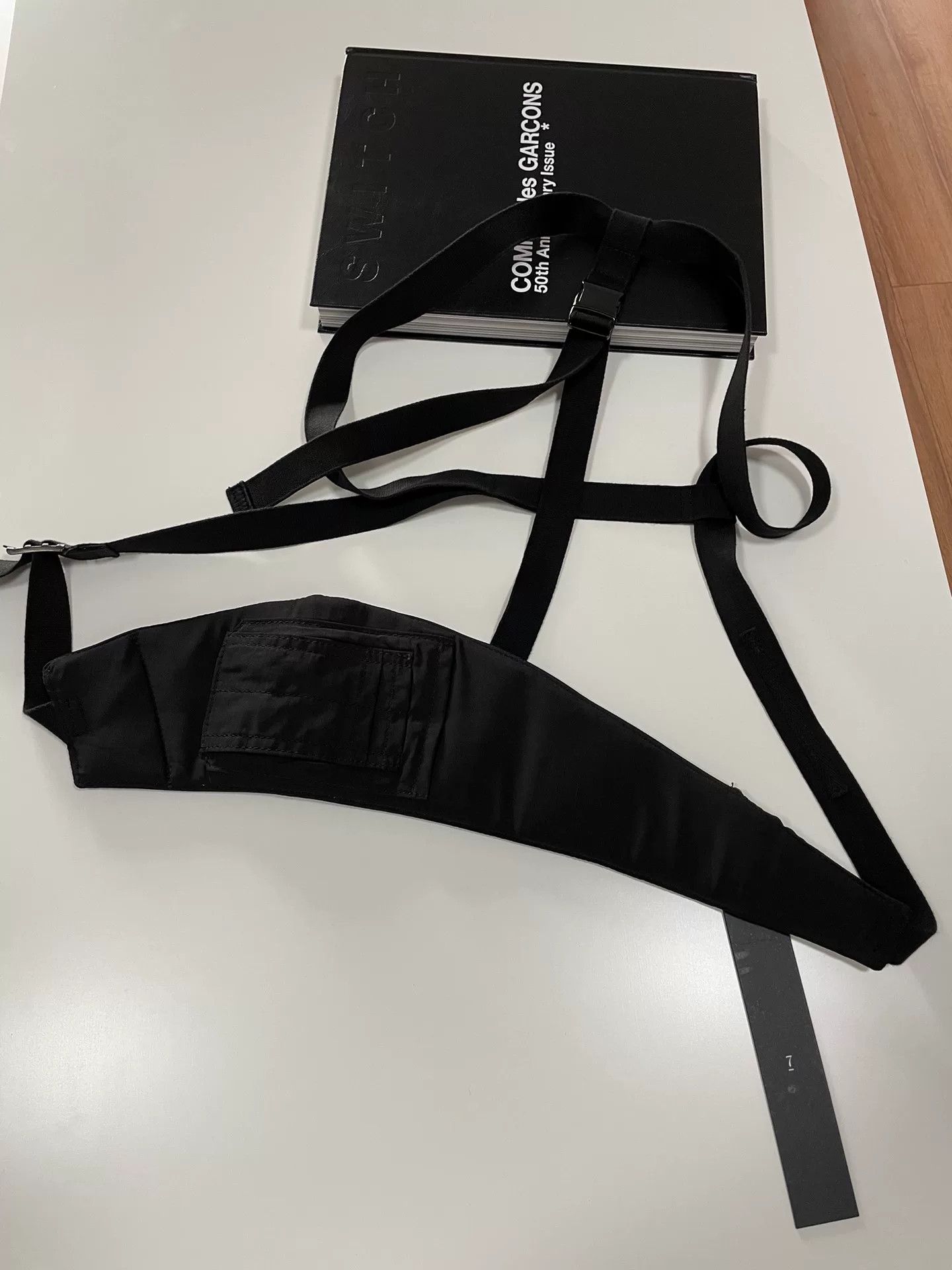 Julius Julius Black Vest Backpack Size ONE SIZE - 3 Thumbnail