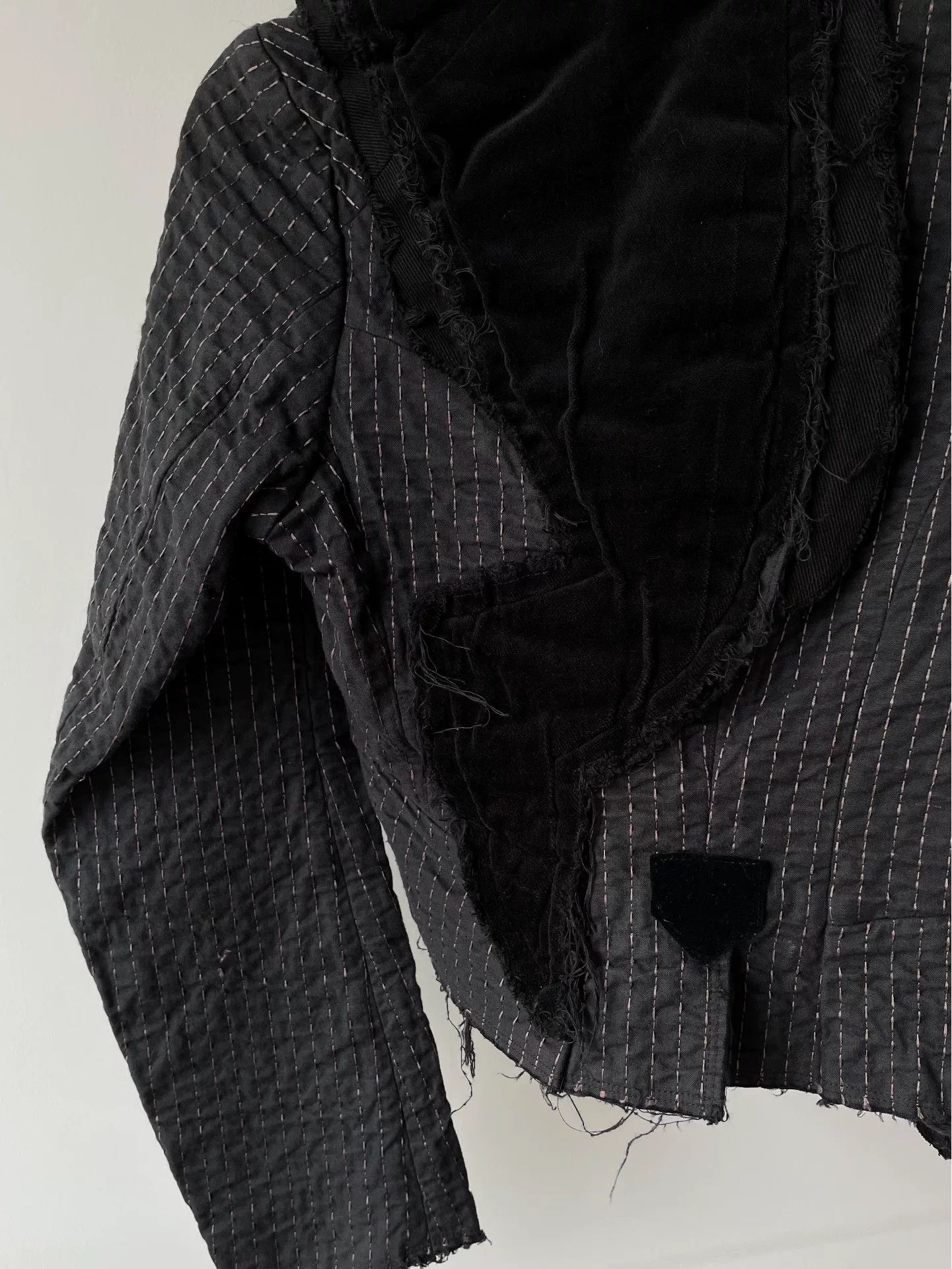 Comme des Garcons Comme des Garçons Patchwork Cropped Jacket Size XS / US 0-2 / IT 36-38 - 6 Thumbnail