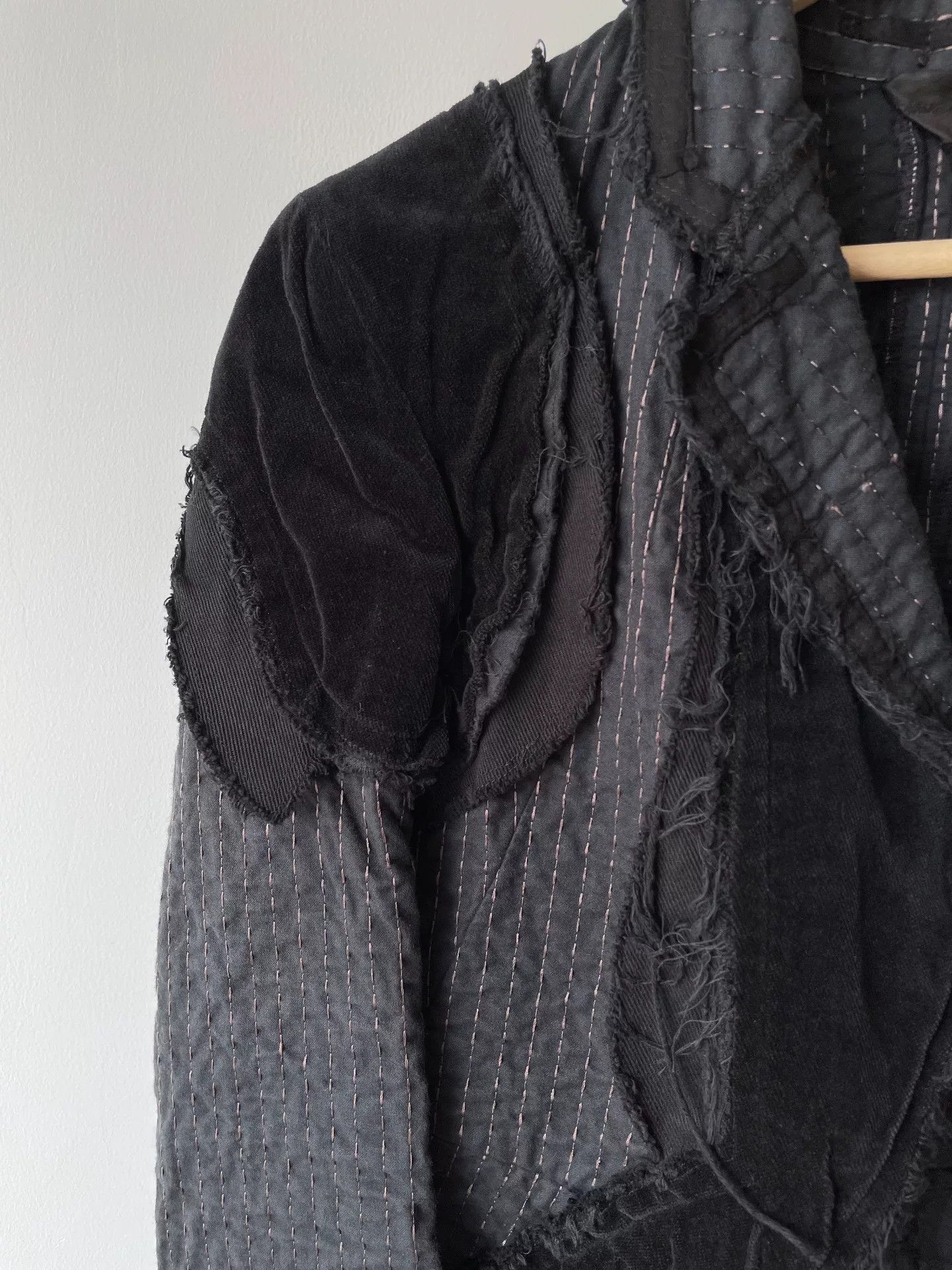 Comme des Garcons Comme des Garçons Patchwork Cropped Jacket Size XS / US 0-2 / IT 36-38 - 2 Thumbnail