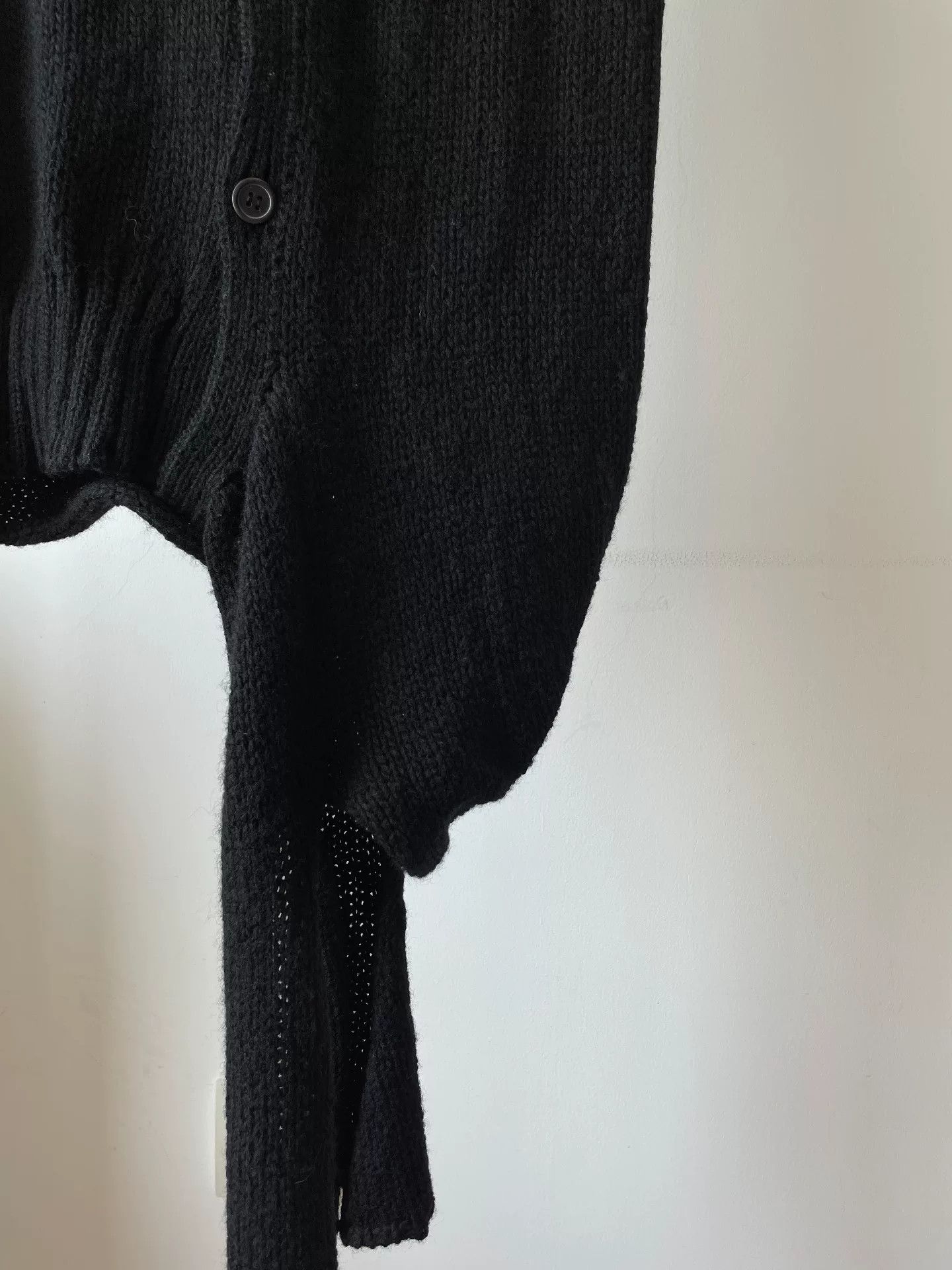 Yohji Yamamoto Yohji Yamamoto Noir Asymmetric Knit Cardigan Size L / US 10 / IT 46 - 3 Thumbnail