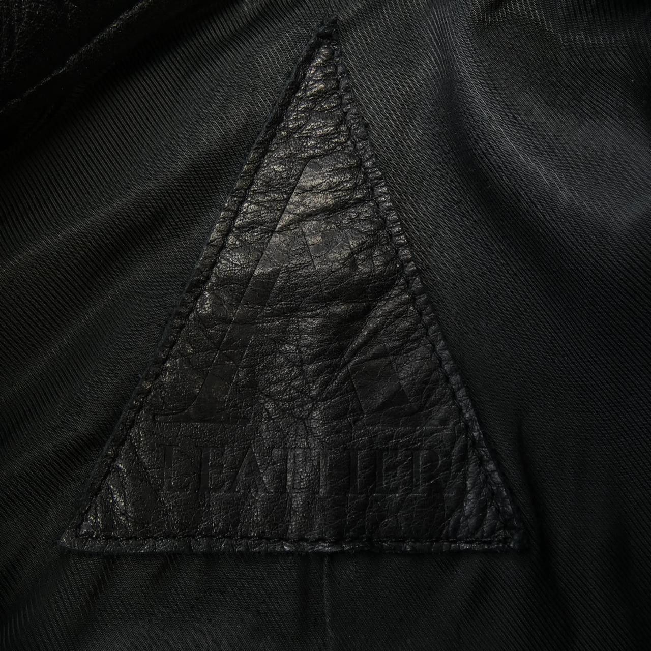 Other Other A LEATHER Cow Leather Jacket Leather Outerwear DUTY FREE for USA Size ONE SIZE - 4 Thumbnail
