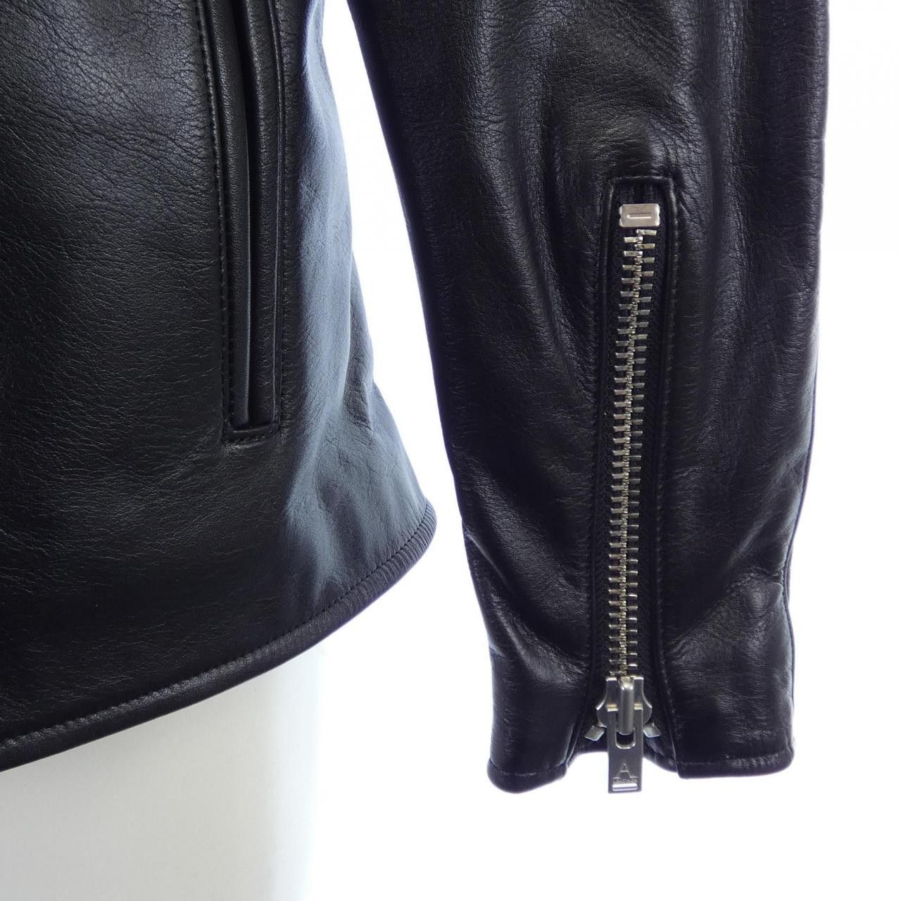 Other Other A LEATHER Cow Leather Jacket Leather Outerwear DUTY FREE for USA Size ONE SIZE - 6 Thumbnail