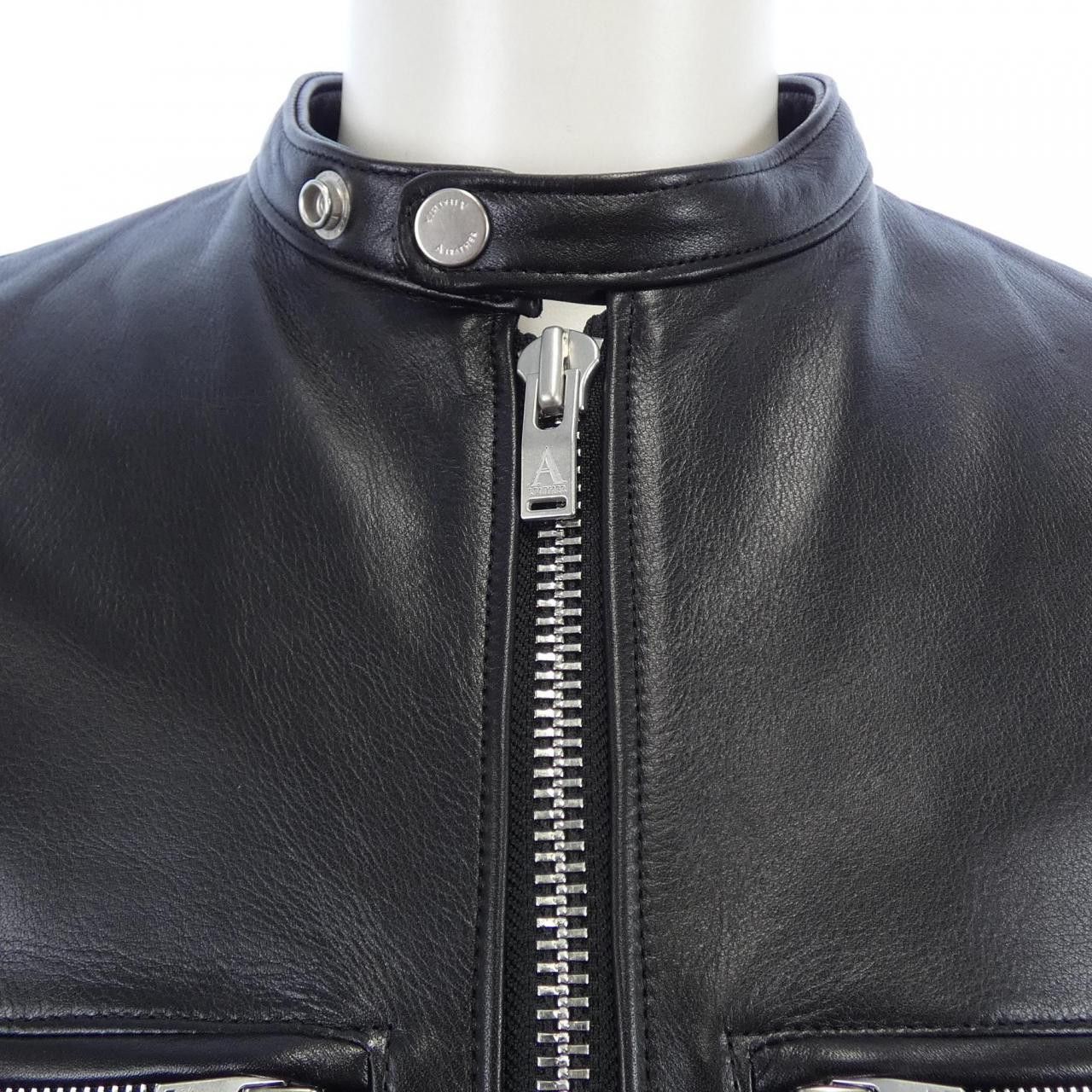 Other Other A LEATHER Cow Leather Jacket Leather Outerwear DUTY FREE for USA Size ONE SIZE - 5 Thumbnail