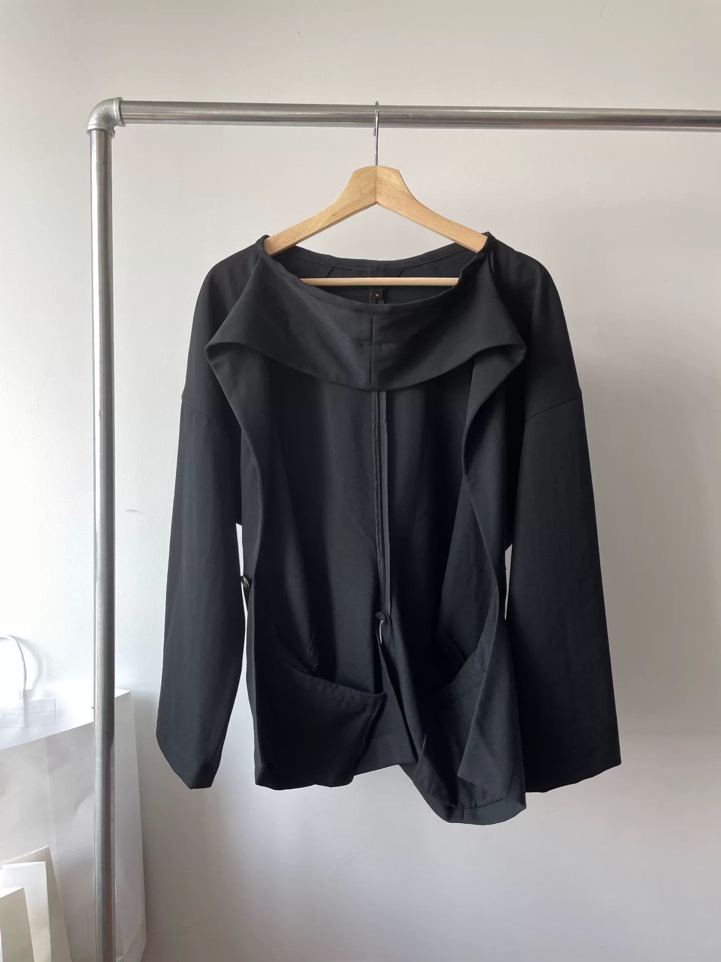 Comme des Garcons Comme des Garcons Black Distorted Coat Size US M / EU 48-50 / 2 - 2 Thumbnail