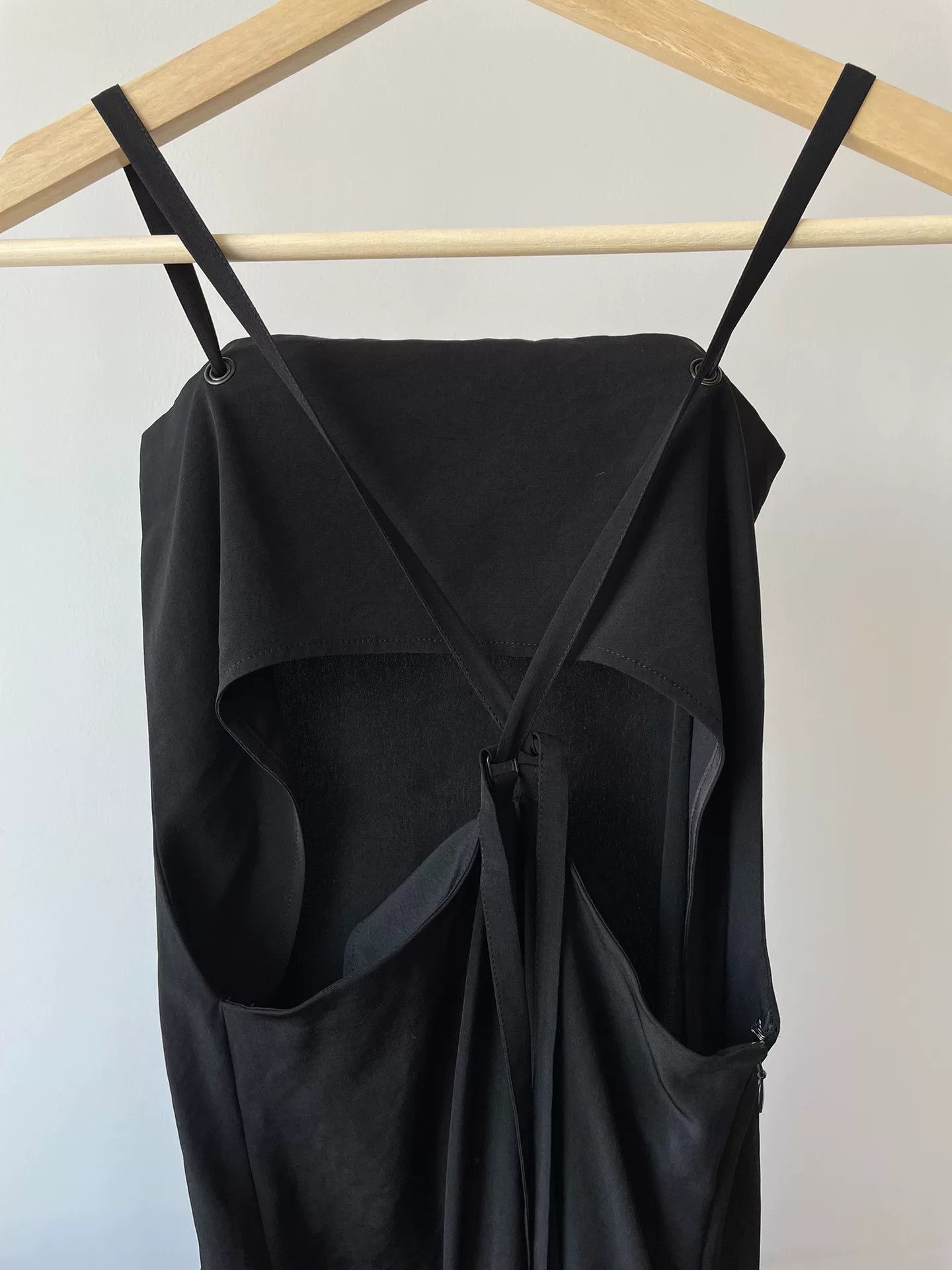 Y's Y's Yohji Yamamoto Black Camisole Dress Size M / US 6-8 / IT 42-44 - 5 Thumbnail