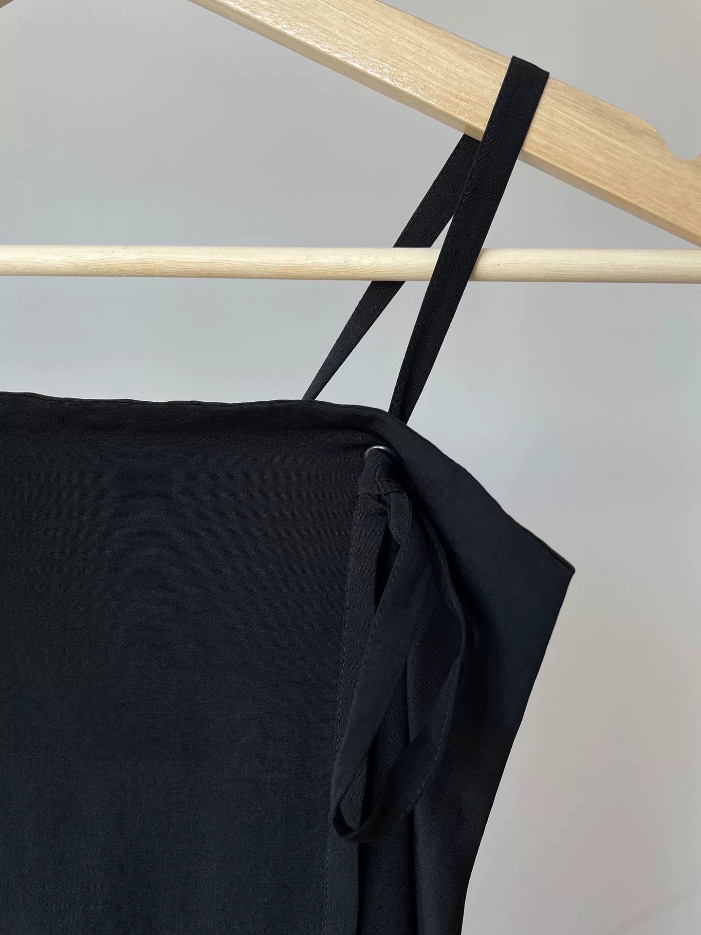 Y's Y's Yohji Yamamoto Black Camisole Dress Size M / US 6-8 / IT 42-44 - 3 Thumbnail
