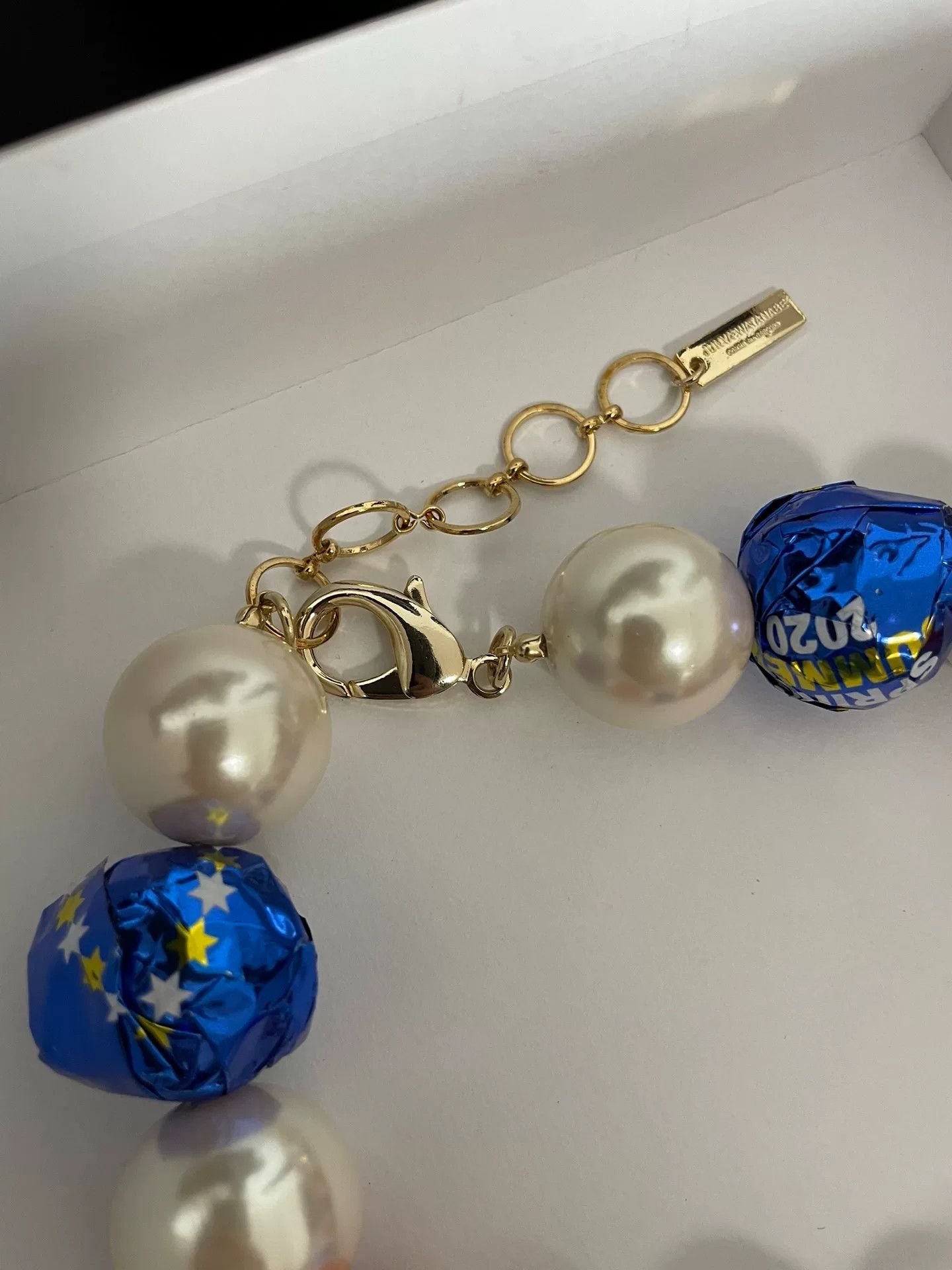 Junya Watanabe Junya Watanabe Comme des Garçons Colorful Pearl Necklace Size ONE SIZE - 2 Thumbnail
