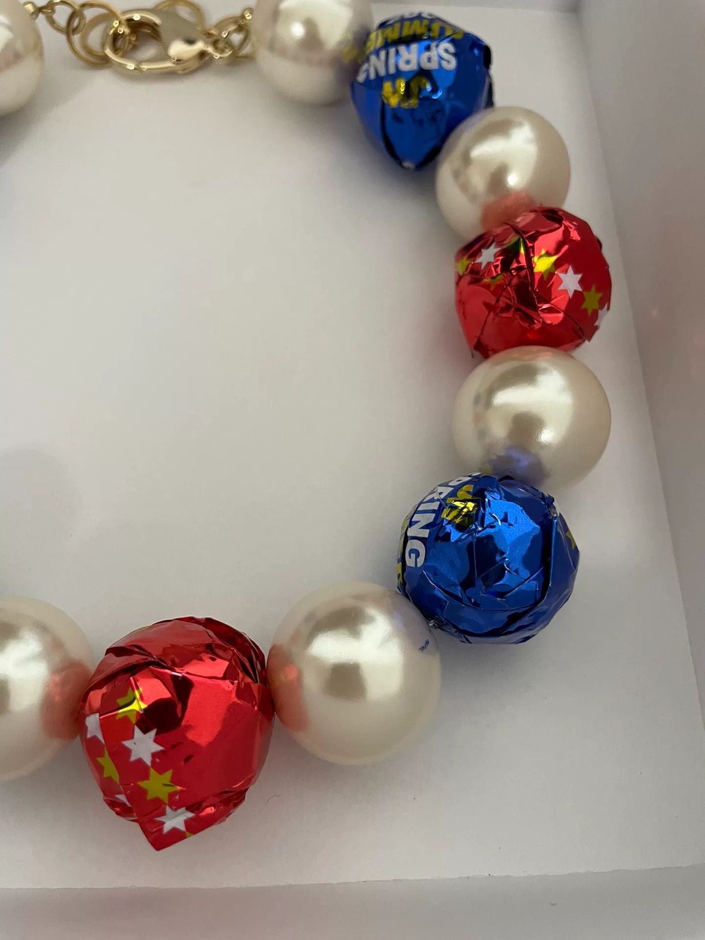 Junya Watanabe Junya Watanabe Comme des Garçons Colorful Pearl Necklace Size ONE SIZE - 3 Thumbnail