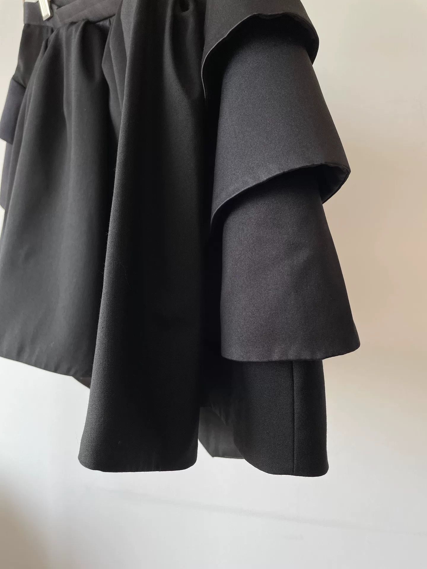Undercover Undercover Takahashi Jun Black Short Skirt Size 22" - 5 Thumbnail